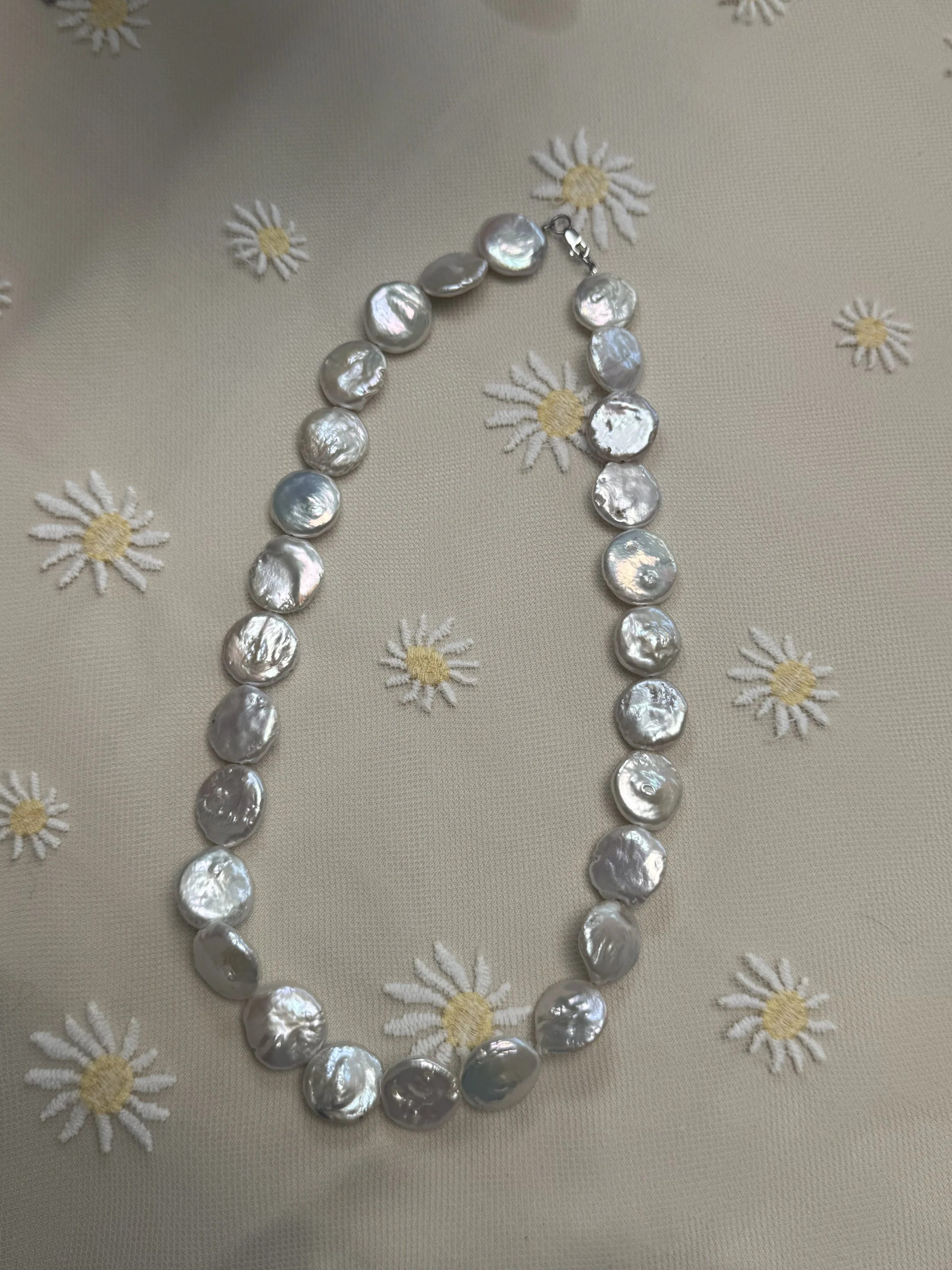 Freshwater Coin Pearl Necklace