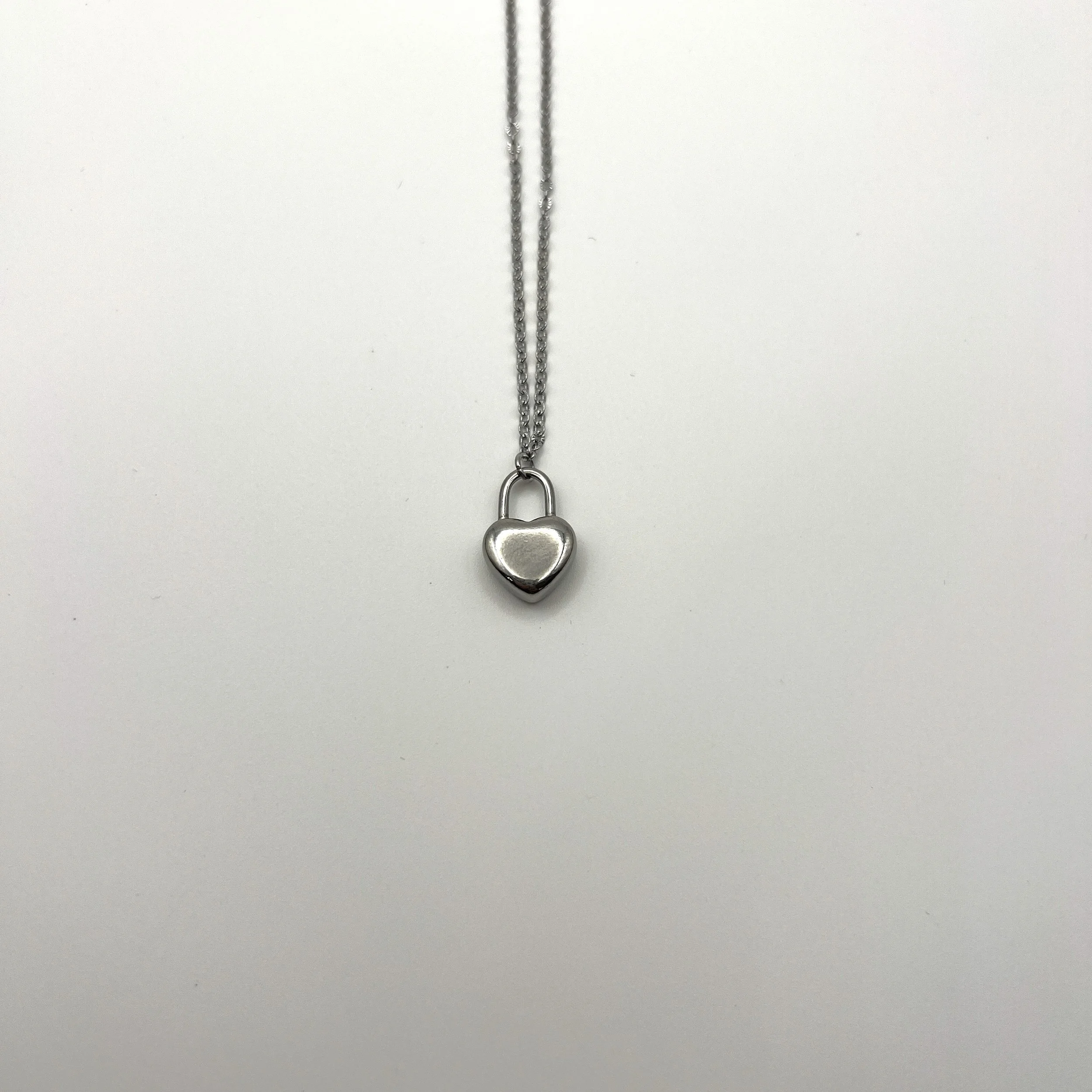 Heart Padlock Necklace