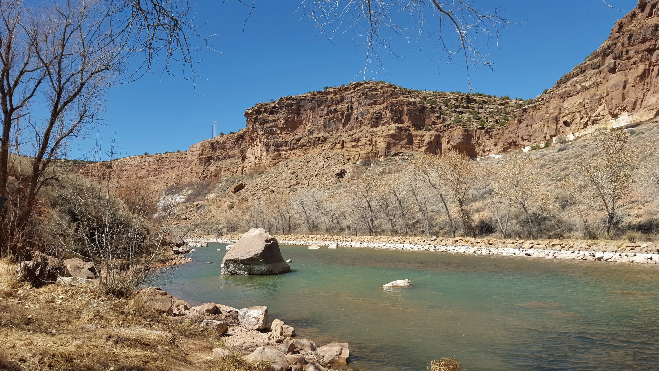 Rafting in the Santa Fe National Forest with Youth and Elected Officials