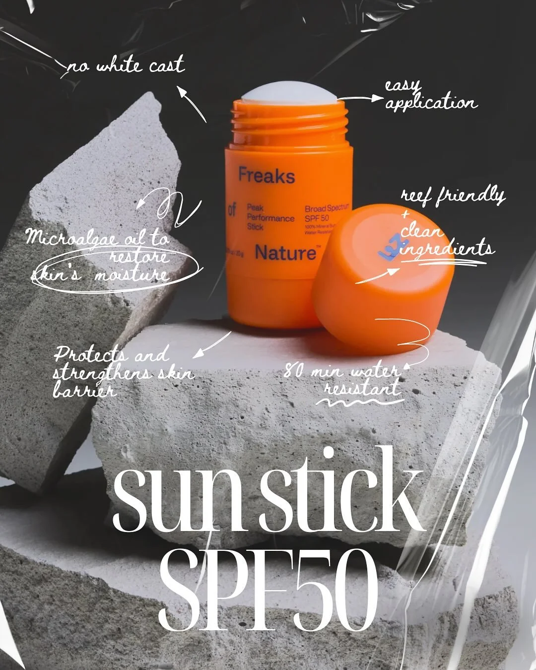 ☀️NEW ARRIVAL☀️
@freaksofnature___ Clean, clinical skincare built for movement.
High SPF, low white cast, comfortable texture for your day in the sun.
Zinc Oxide Mineral based formula that&rsquo;s always reef safe.

2 handy presentations for all of y