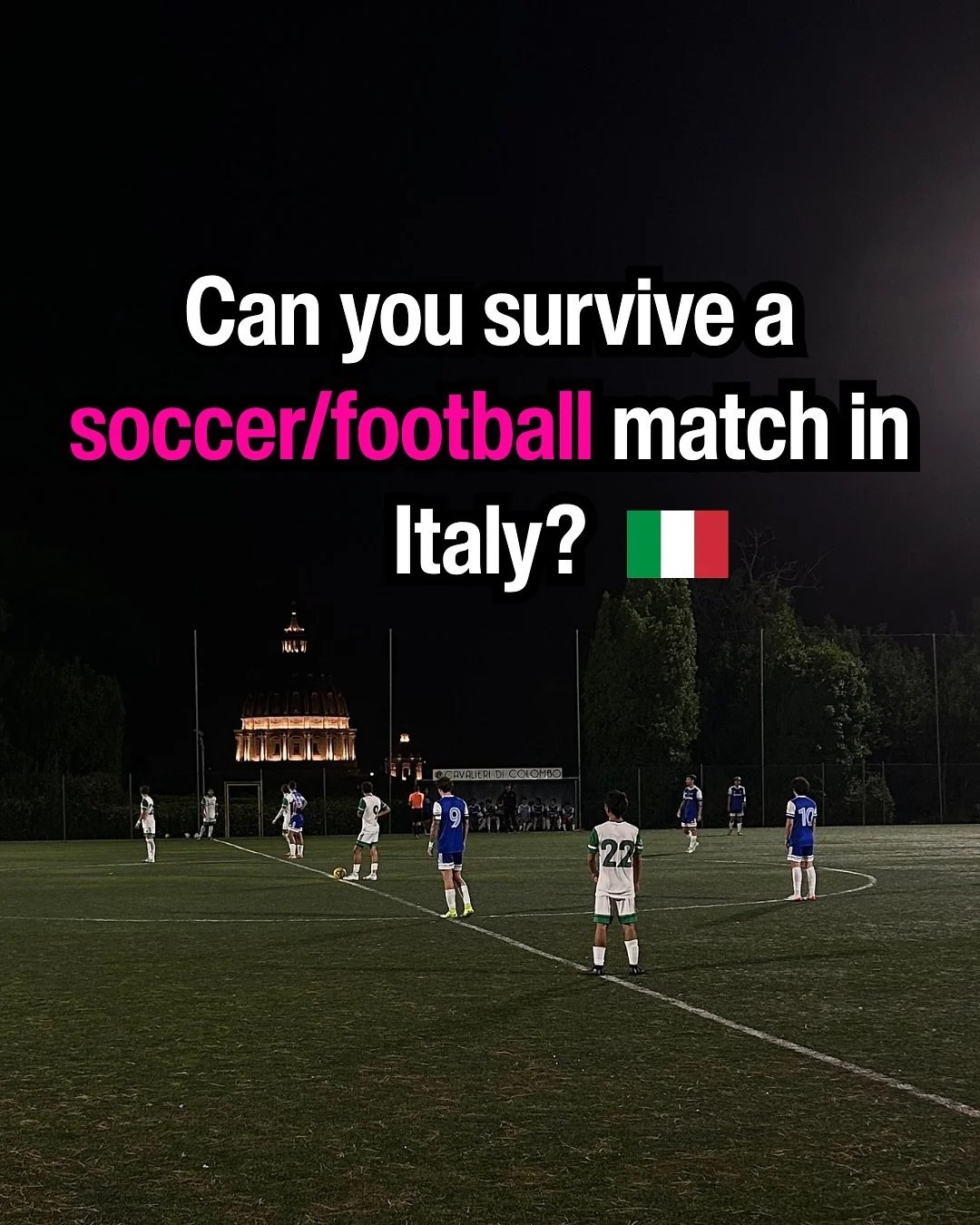 ⚽️ Think you can survive a soccer/football match in Italy? 🇮🇹 

These are some of the key phrases you will hear every weekend on the pitch. 

How many did you know?

Share this post with a soccer fanatic!

#learnitalian #soccerculture #italianfootb