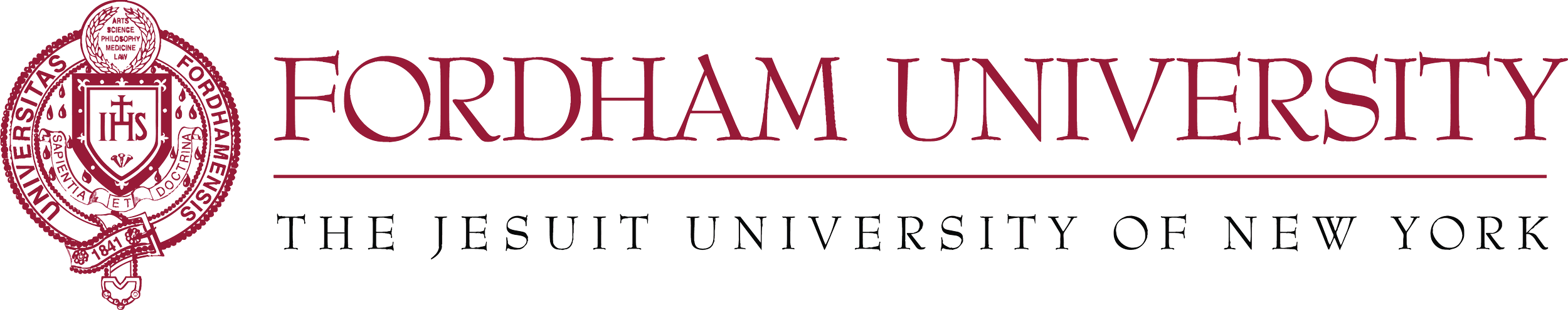Fordham University logo with the Jesuit University of New York text.
