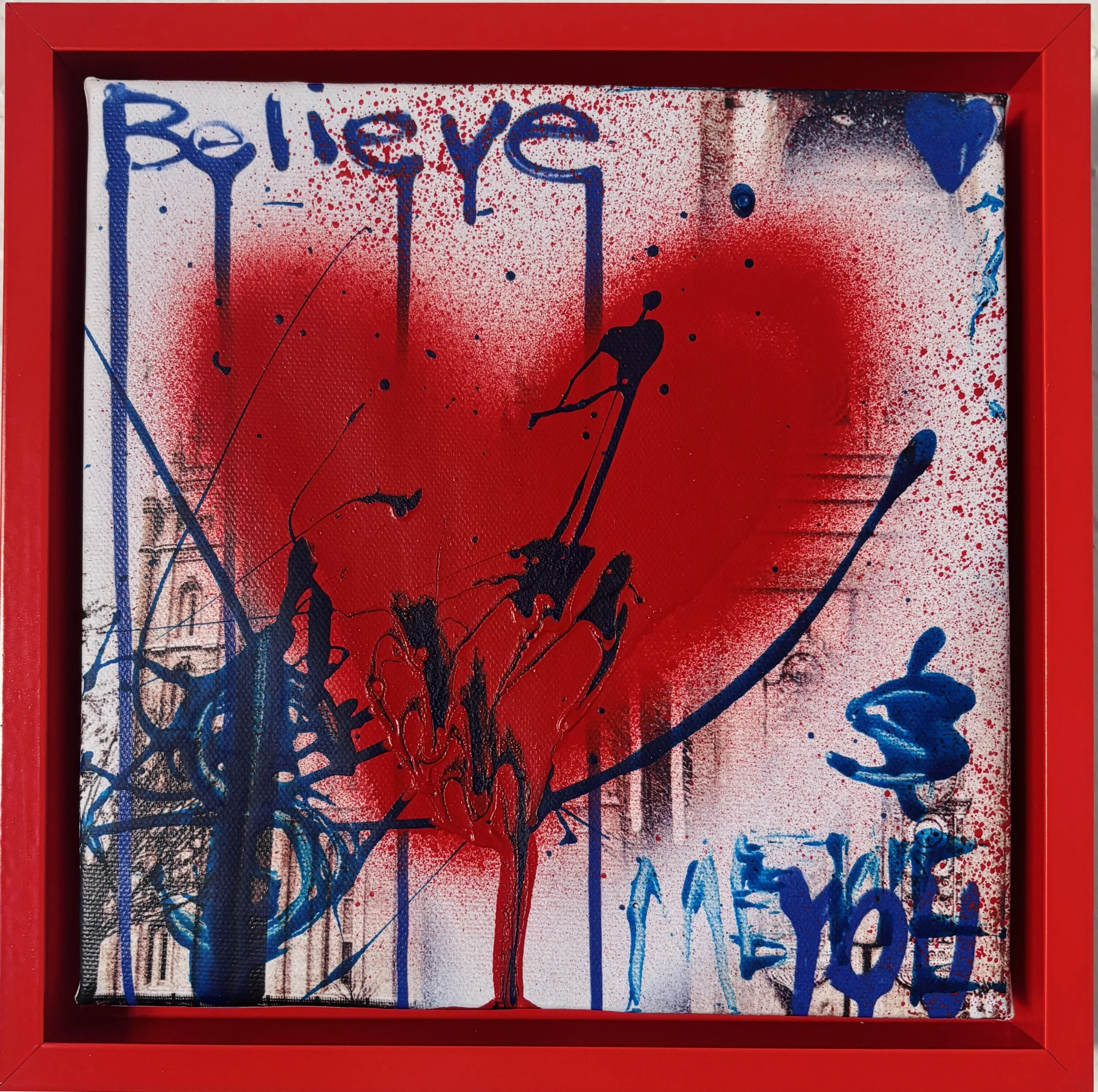 Believe in You II, 9.25” x 9.25” x 1.5”