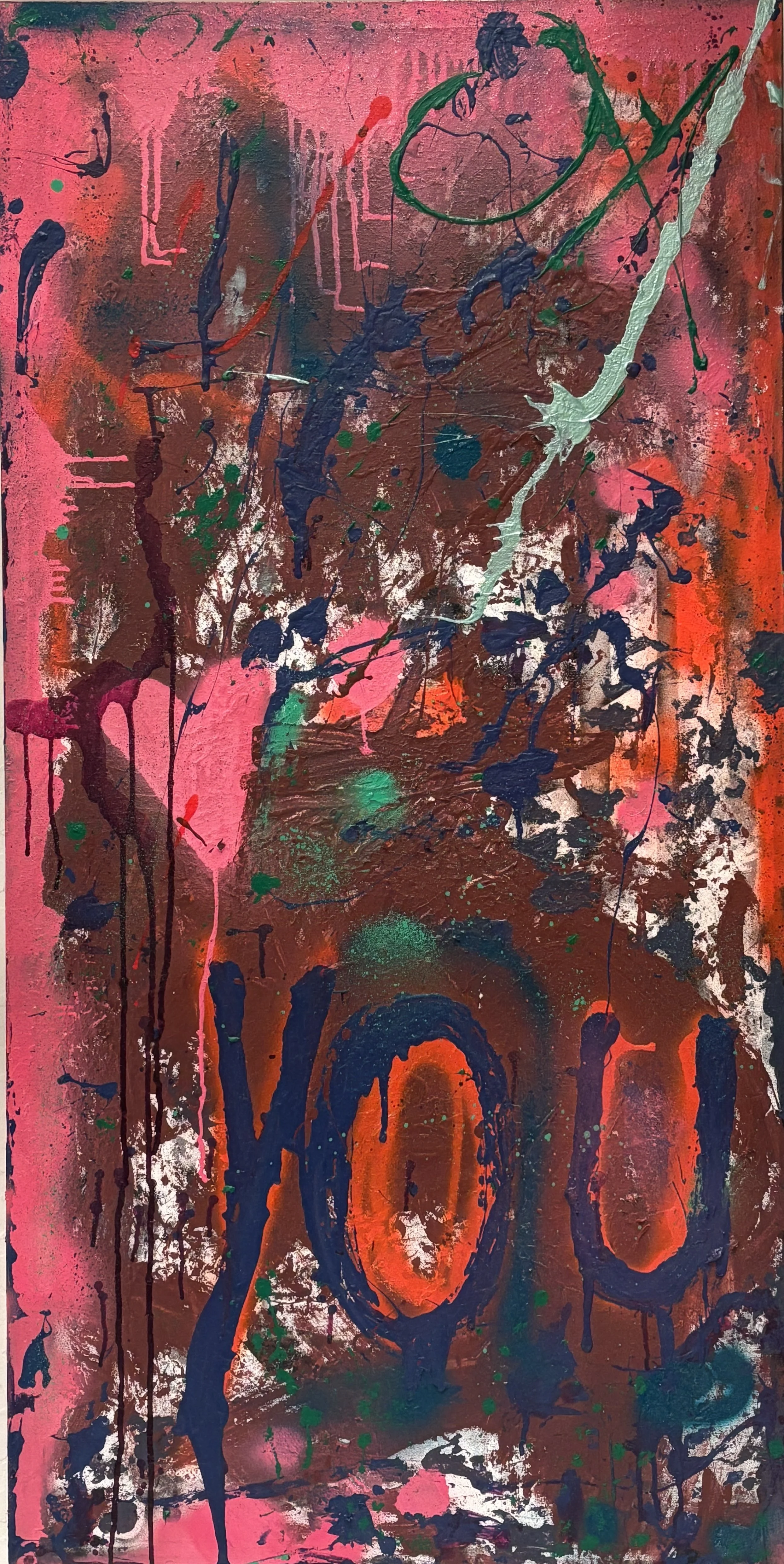 LOVE YOU to the fullest II, 22” x 47” 