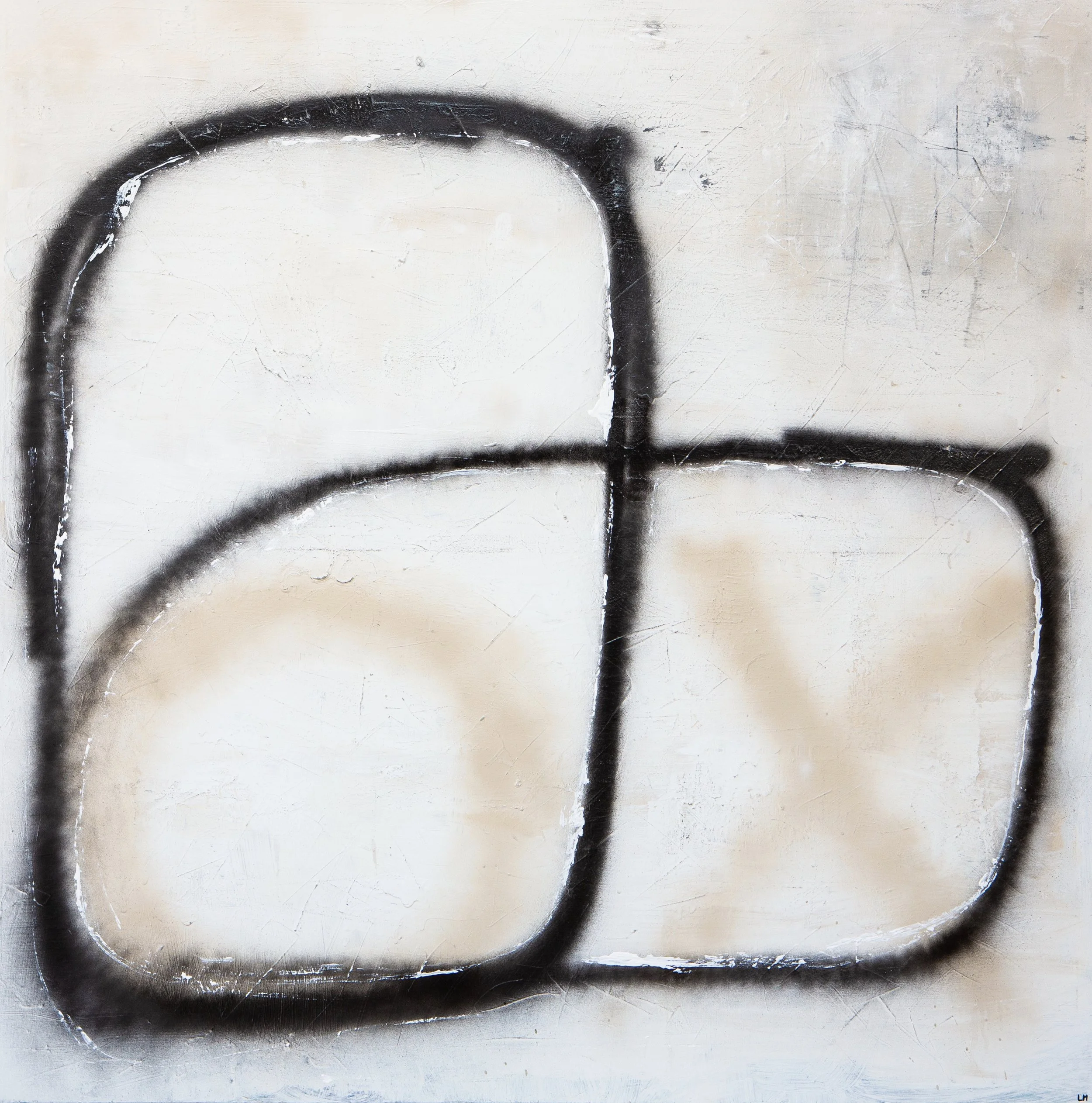 Pivot Bounce, 51" x 51"