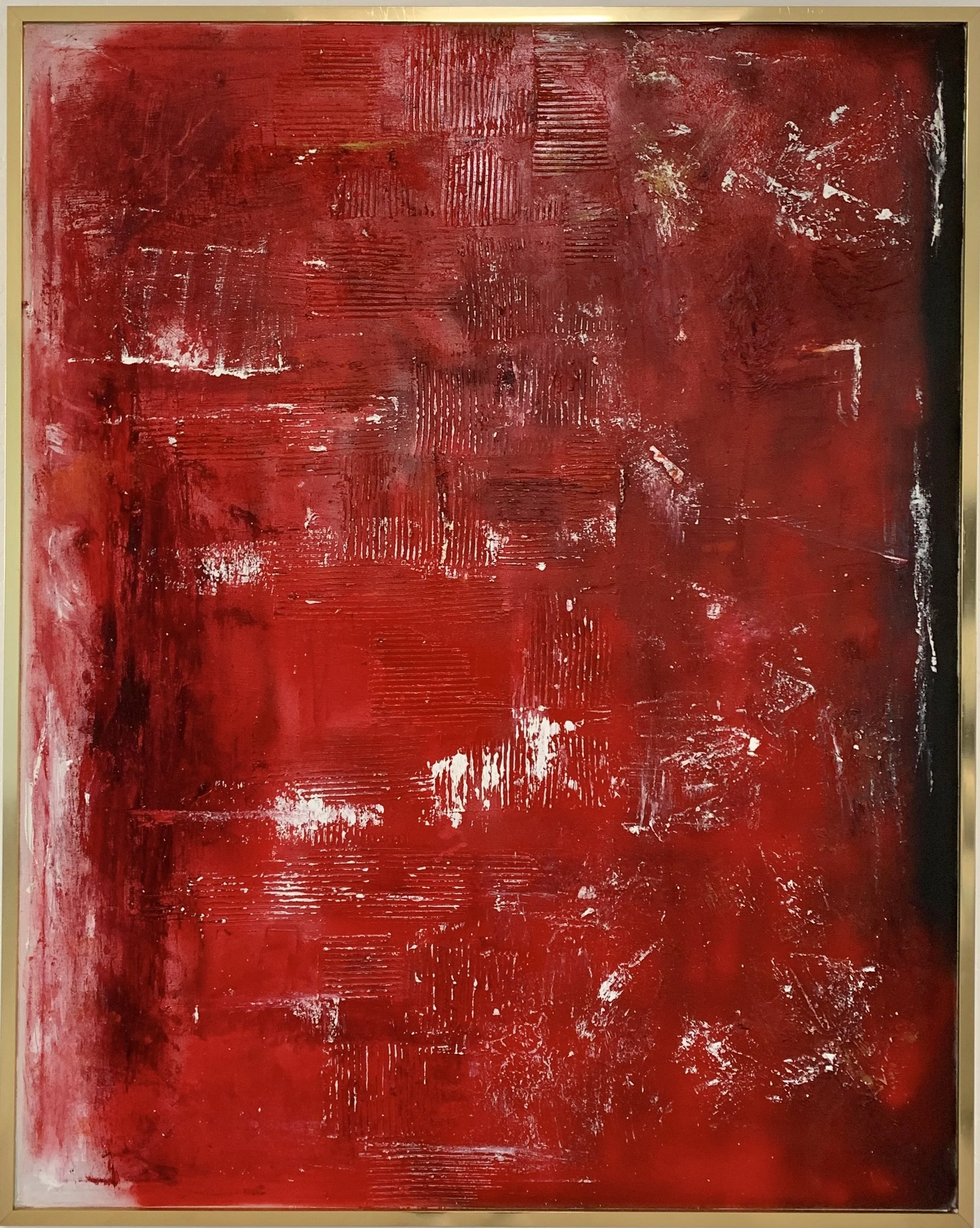 Bijoux Rouge, 41" x 51"