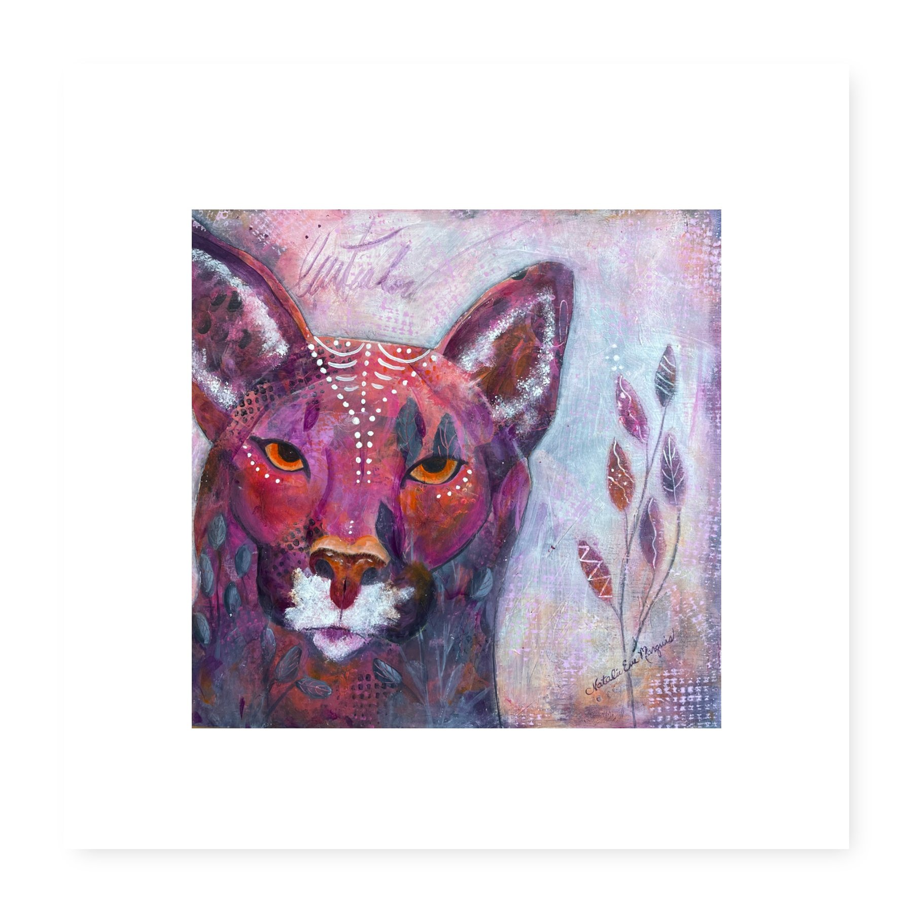Tribal Lion Art Print