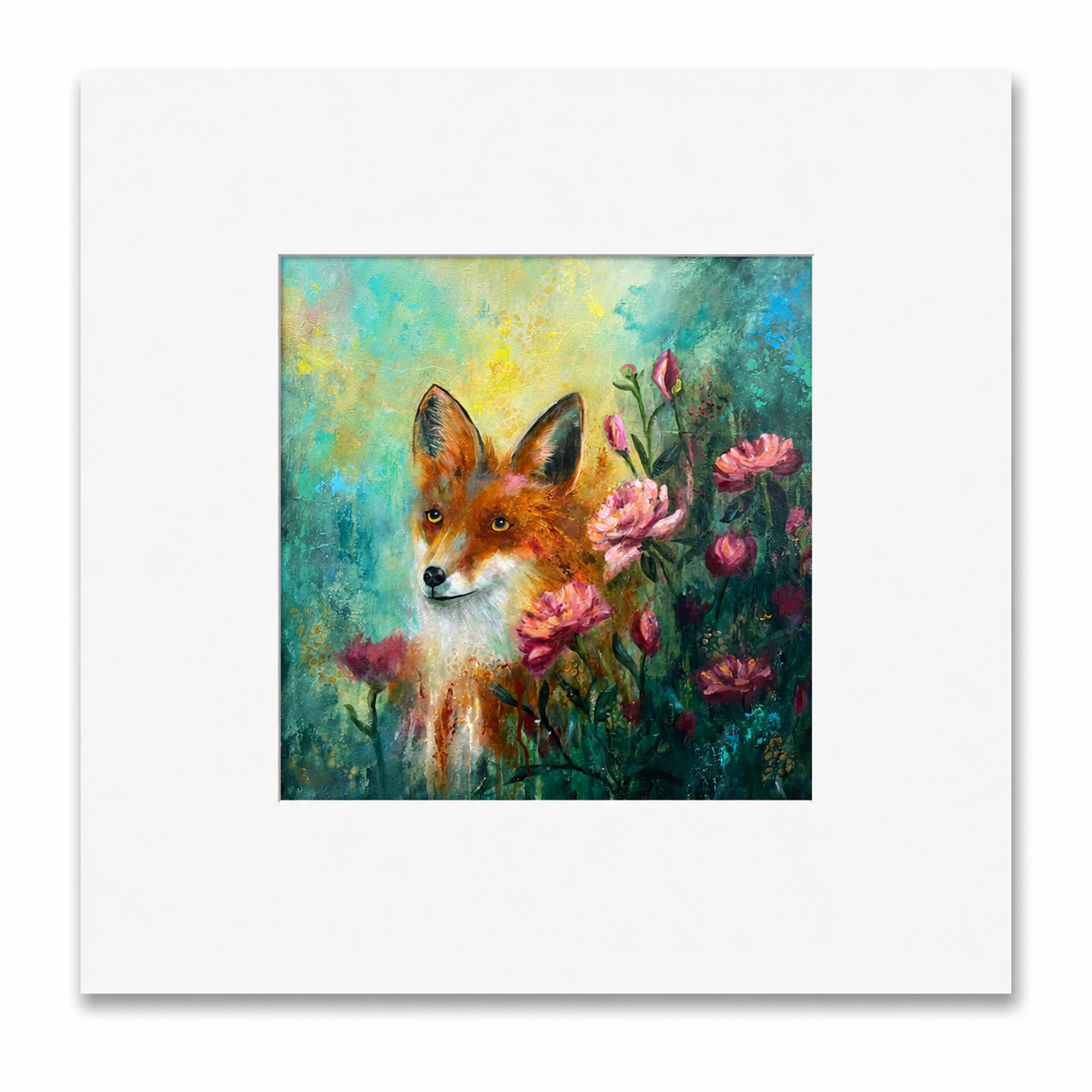 Fox in Morning Light Art Print