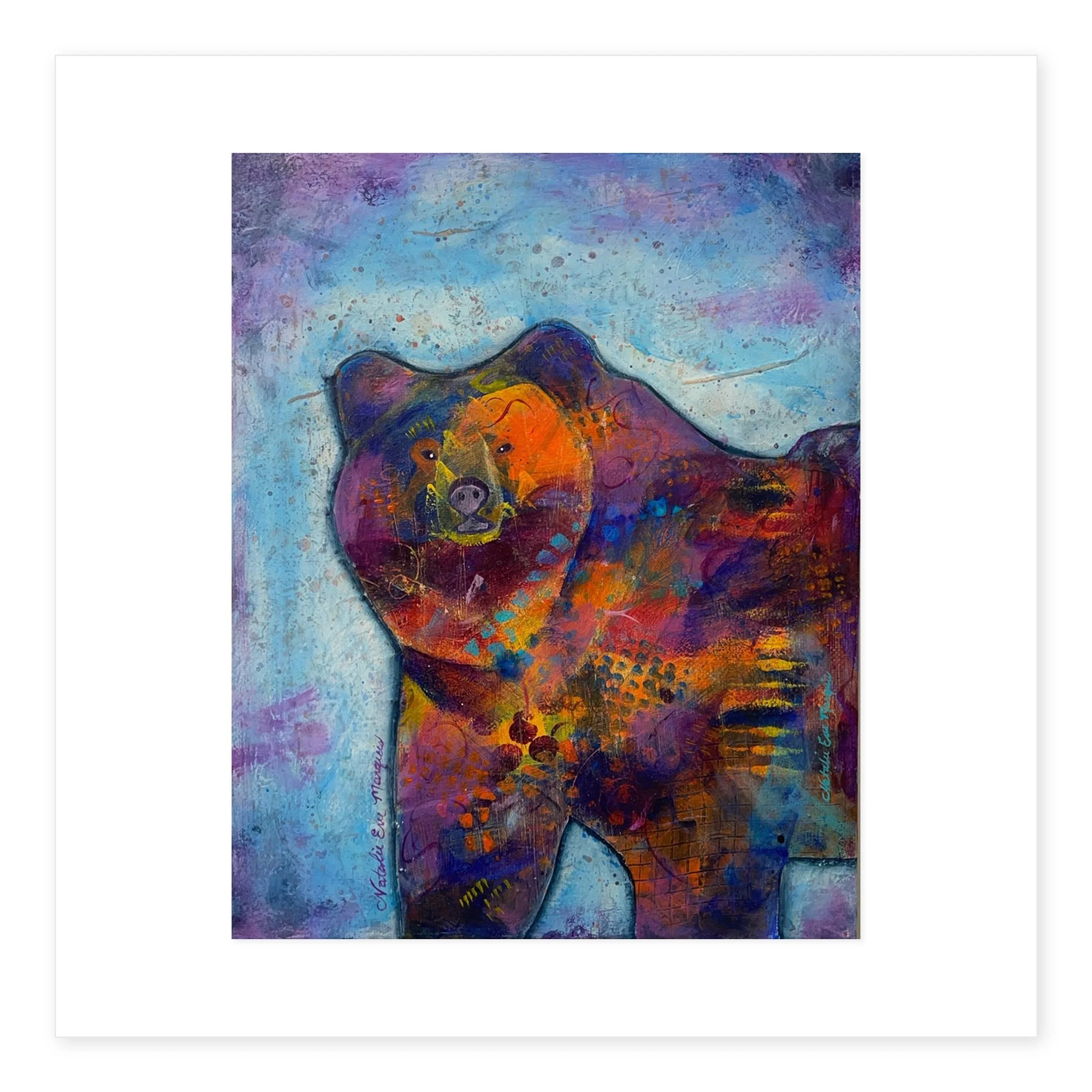 Protector Bear Art Print