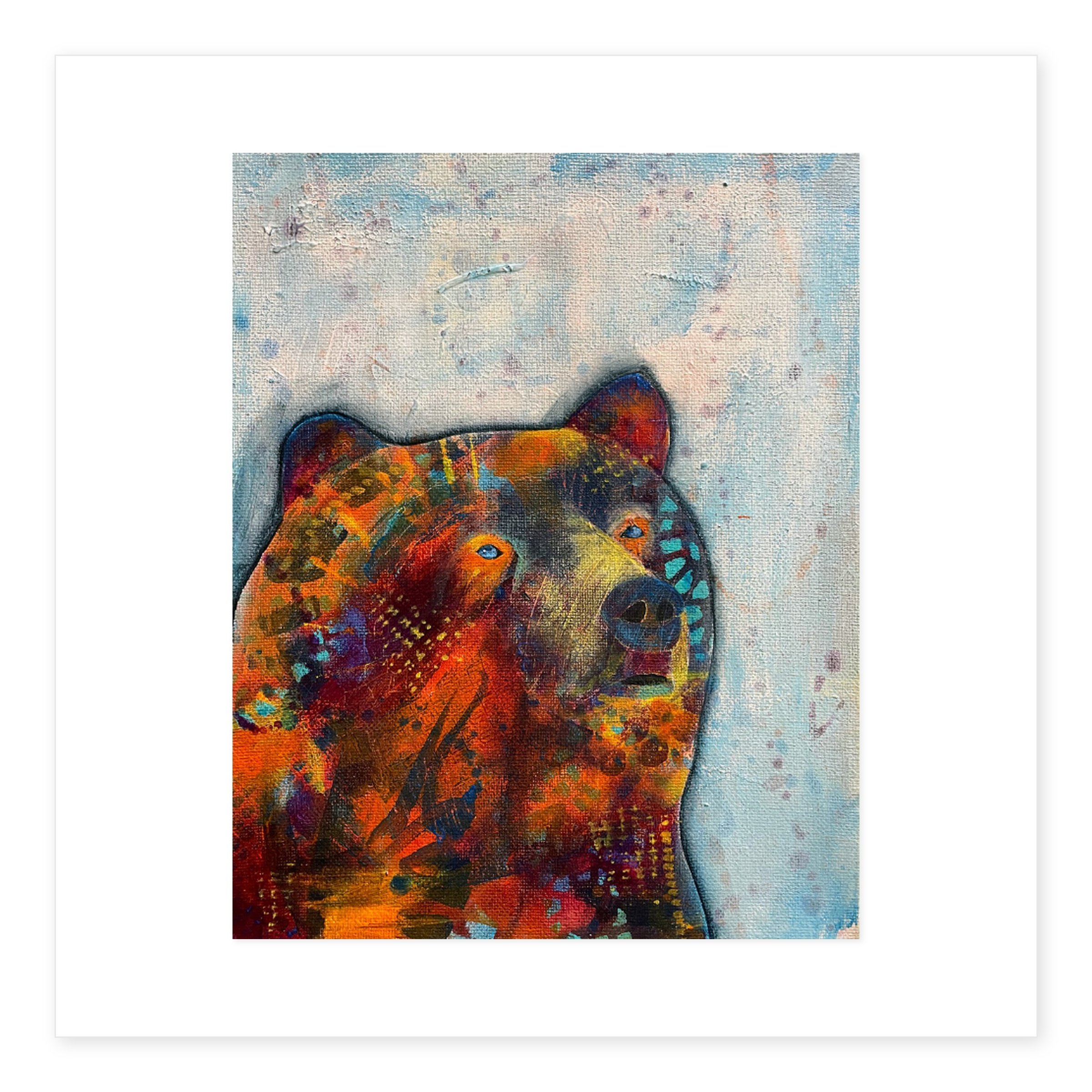 Faithful Bear Art Print
