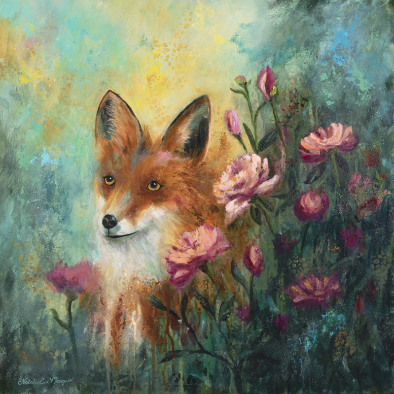 About Fox in Morning Light