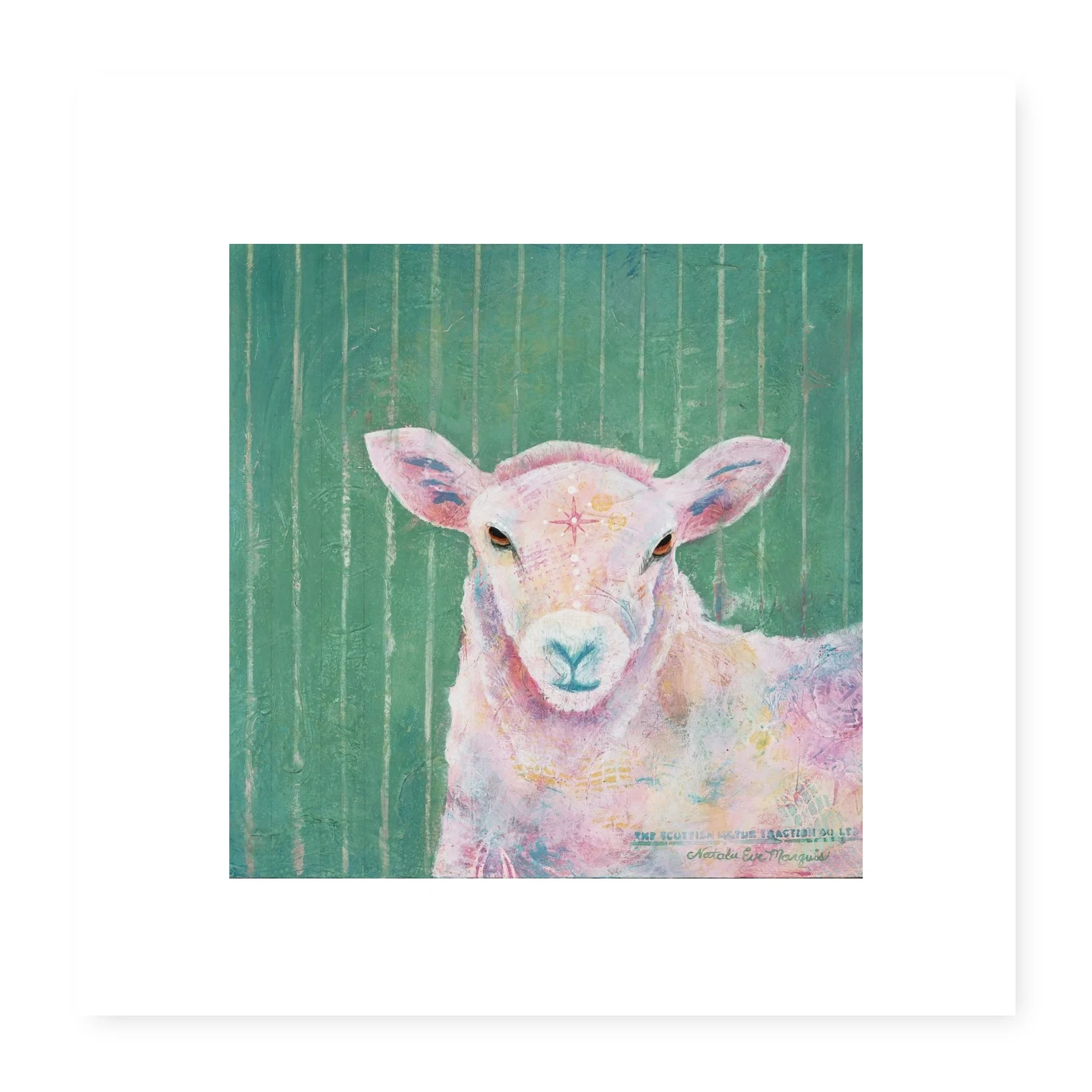 Lyrical Lamb Art Print
