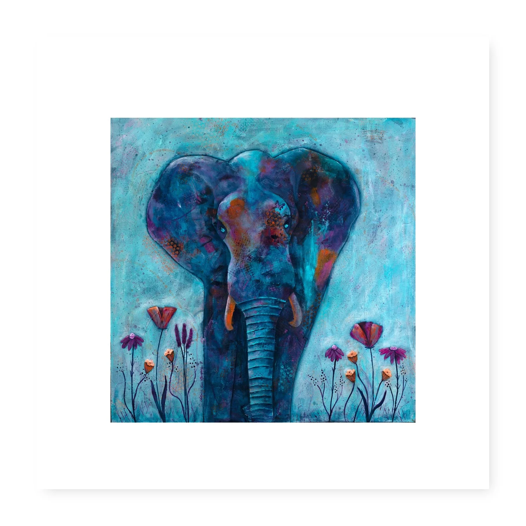 Safe Haven Elephant Art Print (Copy)