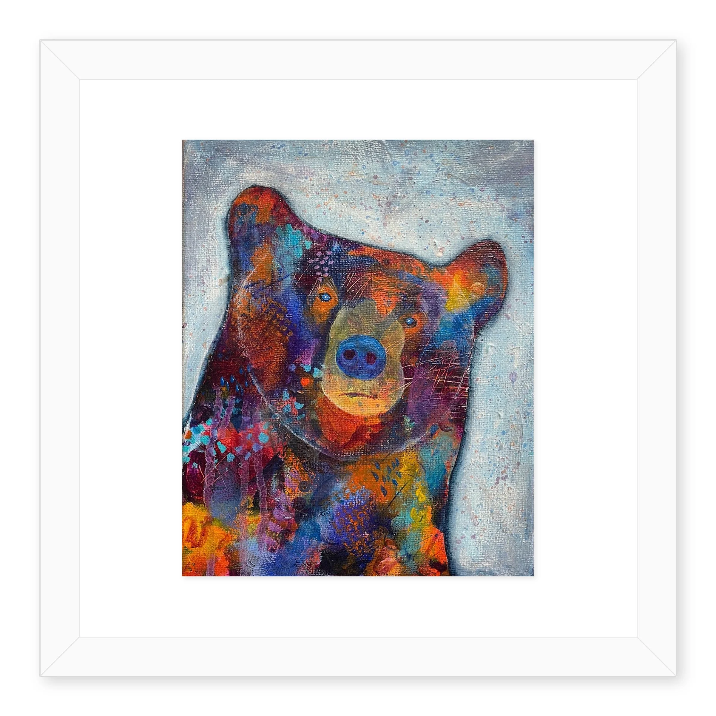 Curious Bear Art Print