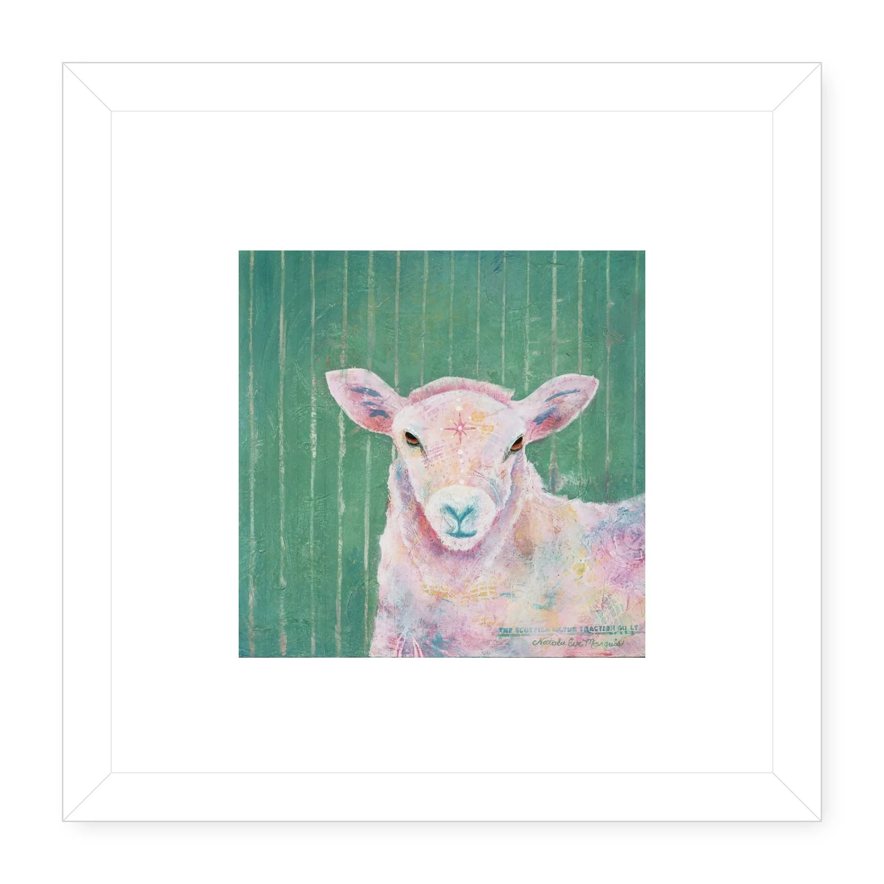 Lamb-Art_Lyrical-Lamb_Natalie-Marquis_WHITE_MAT_WHITE_GALLERY_FRAME.jpg