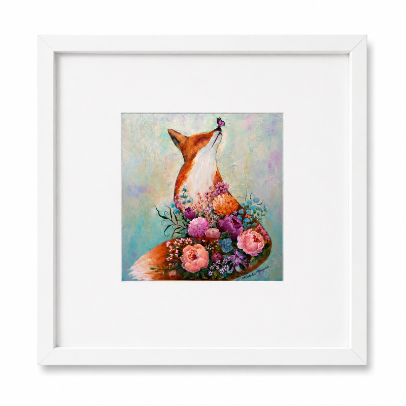 Fox-in-Bloom-Art-Print-Framed_Natalie-Marquis.png