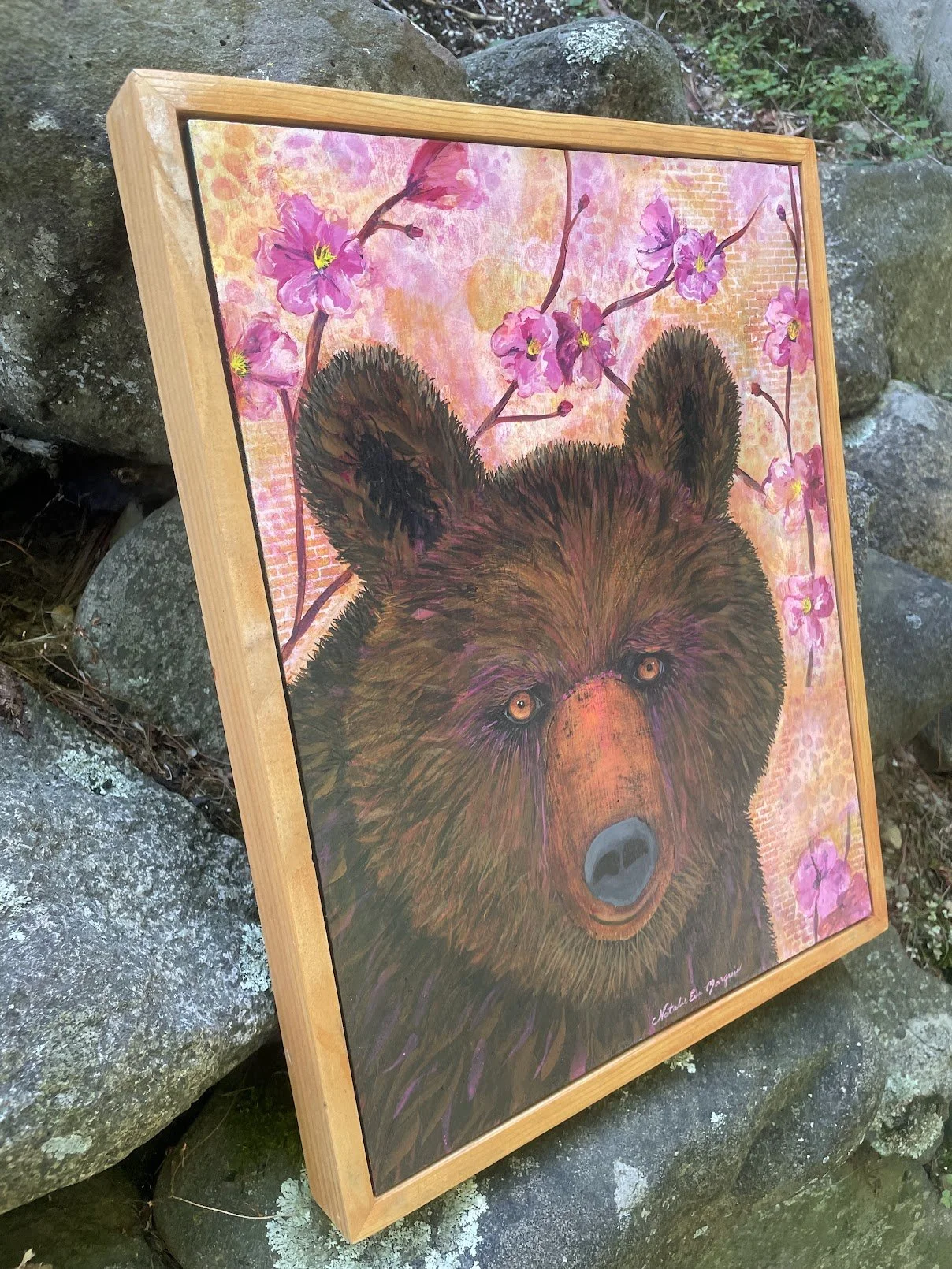Bear-Blossoms-12x12-Natalie-Marquis_framed2.jpg
