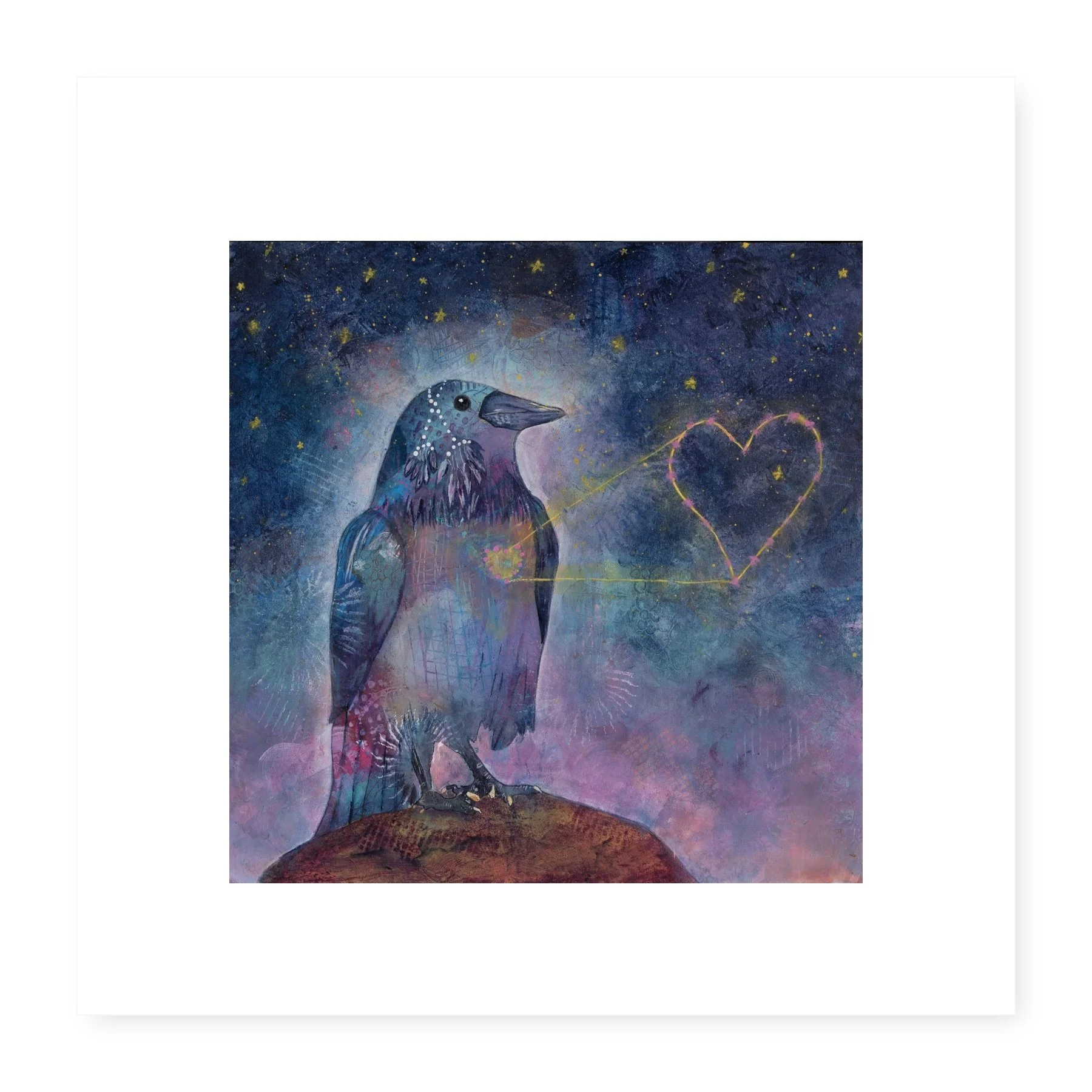 Midnight Crow Art Print
