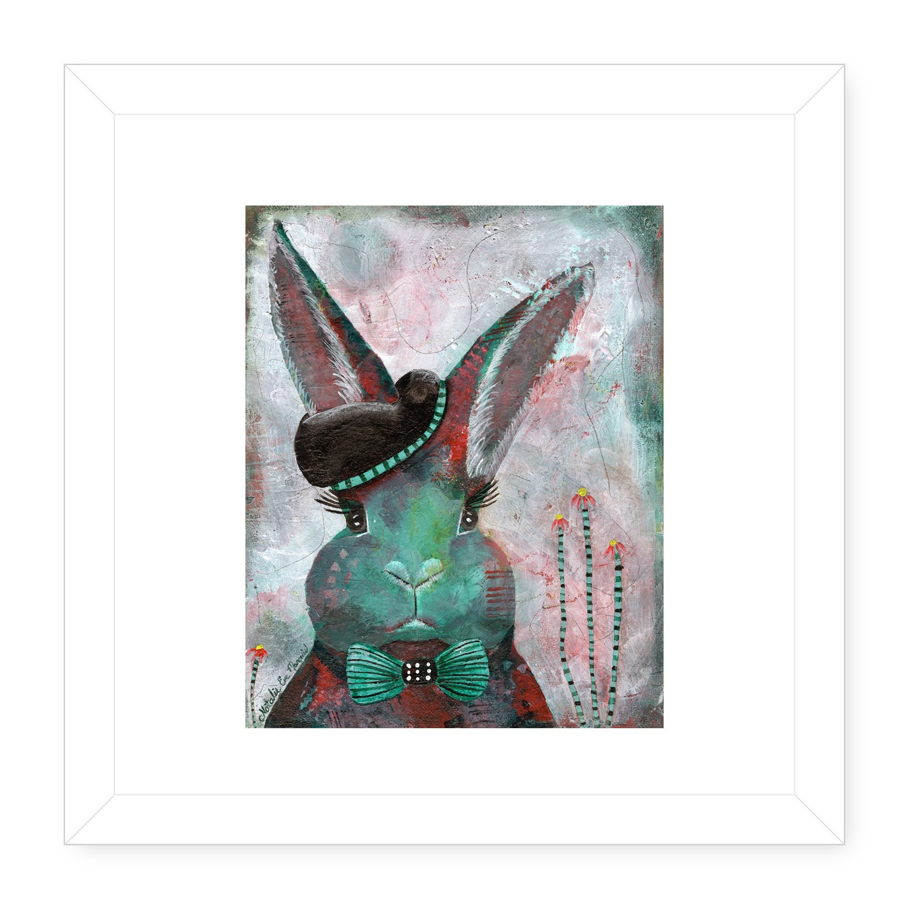 Bunny-Art_Beret-Bunny_Natalie-Marquis_1__WHITE_MAT_WHITE_GALLERY_FRAME.jpg