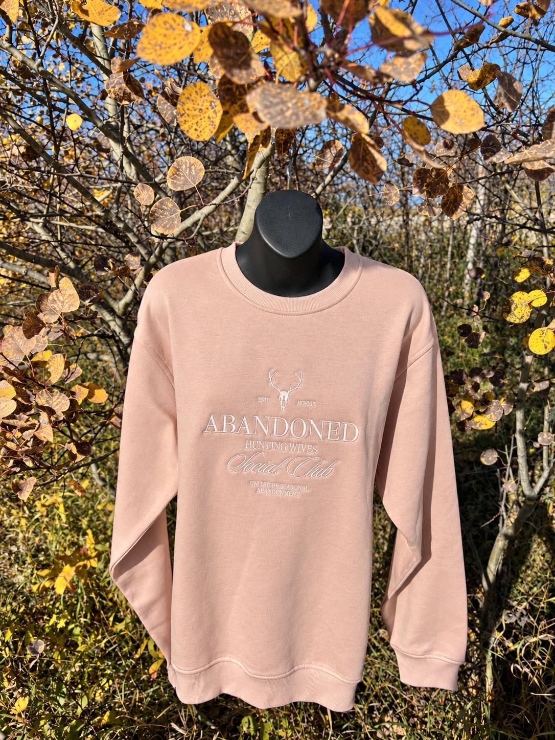 Blush Sweatshirt in Autumn Foliage.png