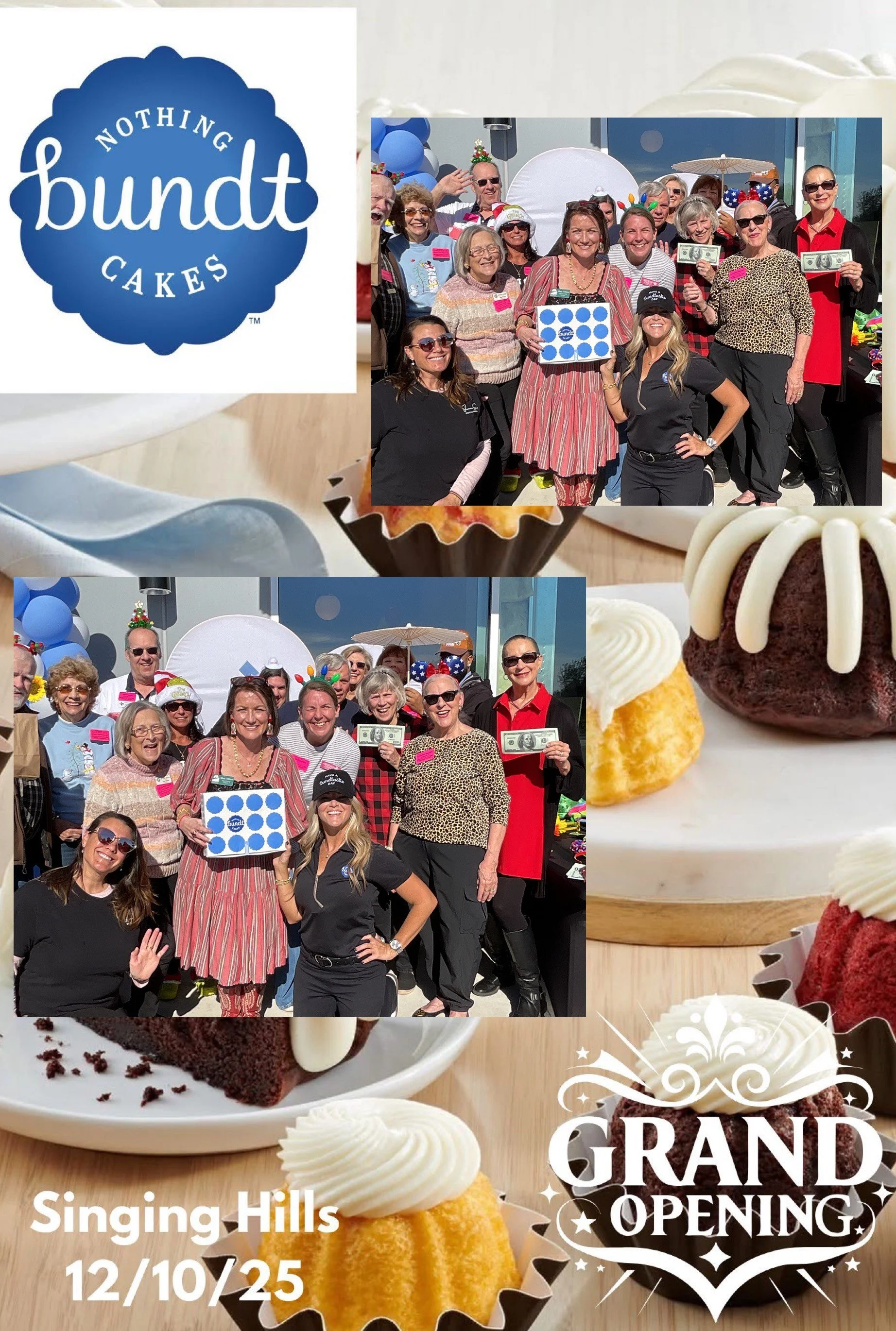 Nothing Bundt Cakes Grand Opening 12/25