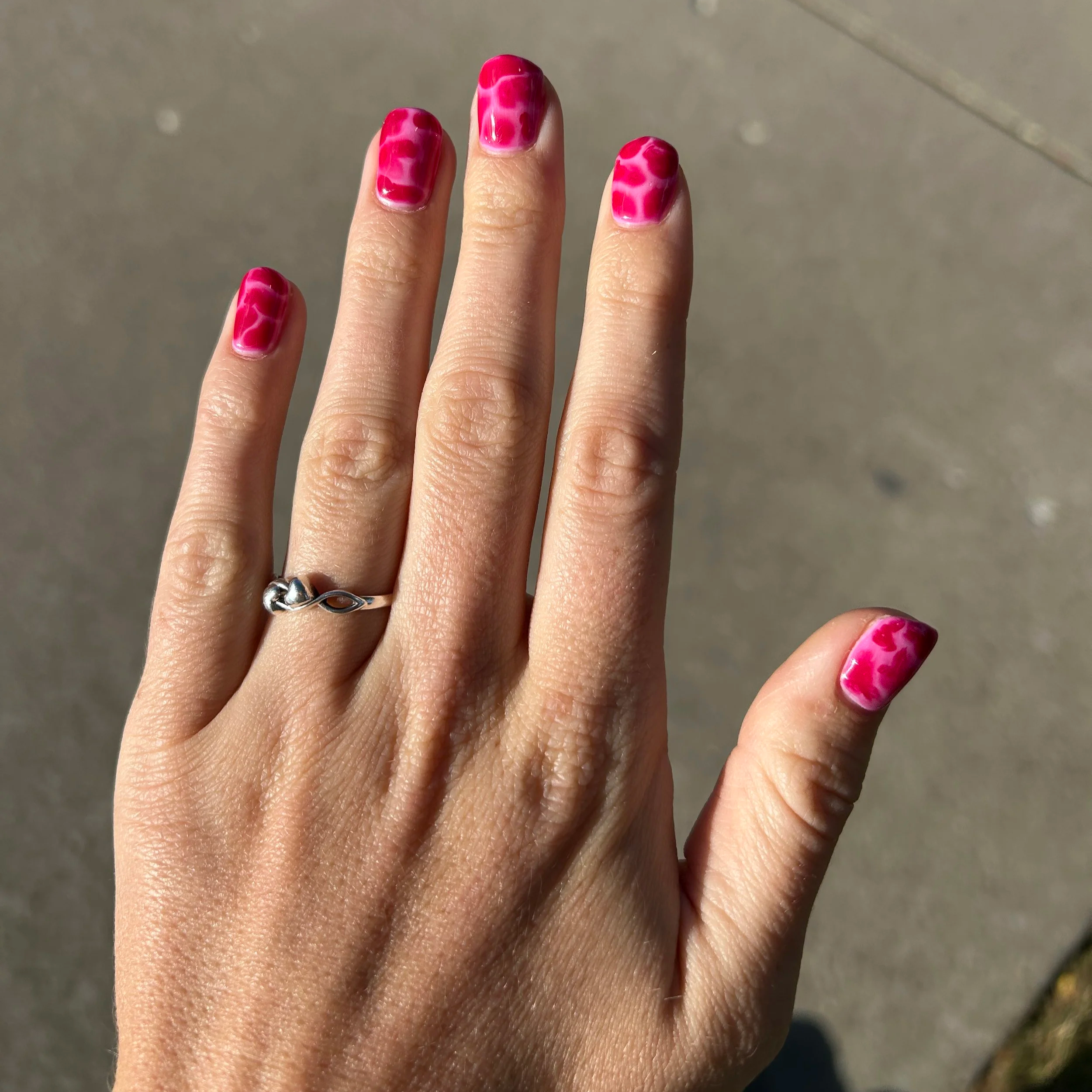 Pink Nails - Blooming Gel Design