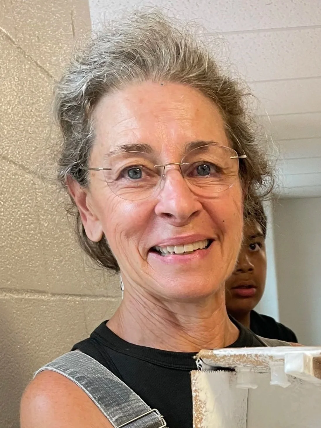 silhouette of a woman with ponytail