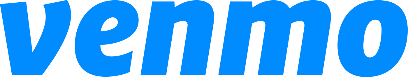 Venmo logo in blue lettering