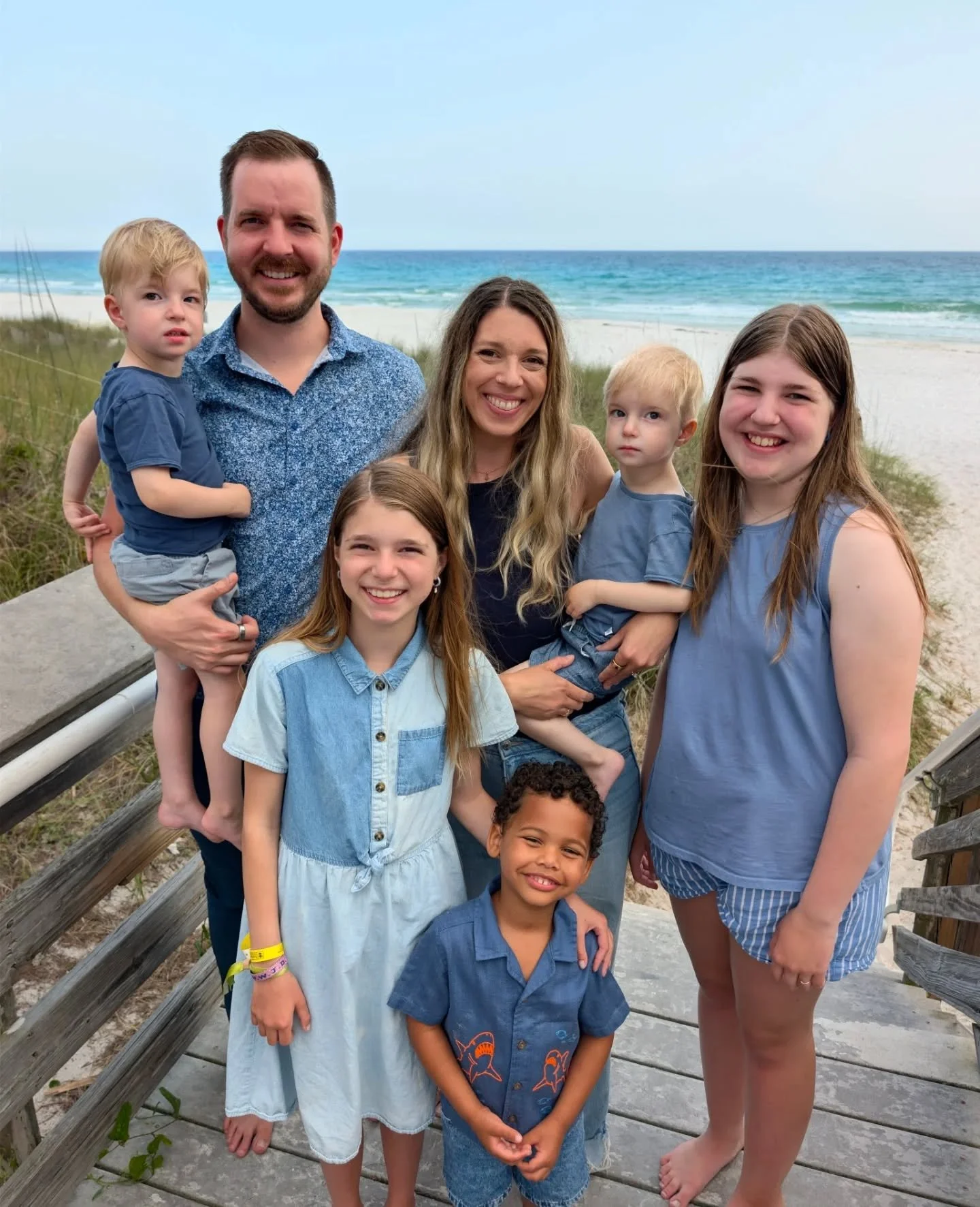 I love my family! I'm so blessed! Thank you Jesus for my family and the beach! It's been a bit of a rough trip so far with lots of sickness so this time at the beach has been so healing! Grateful we got to snap some updated family pics together too!