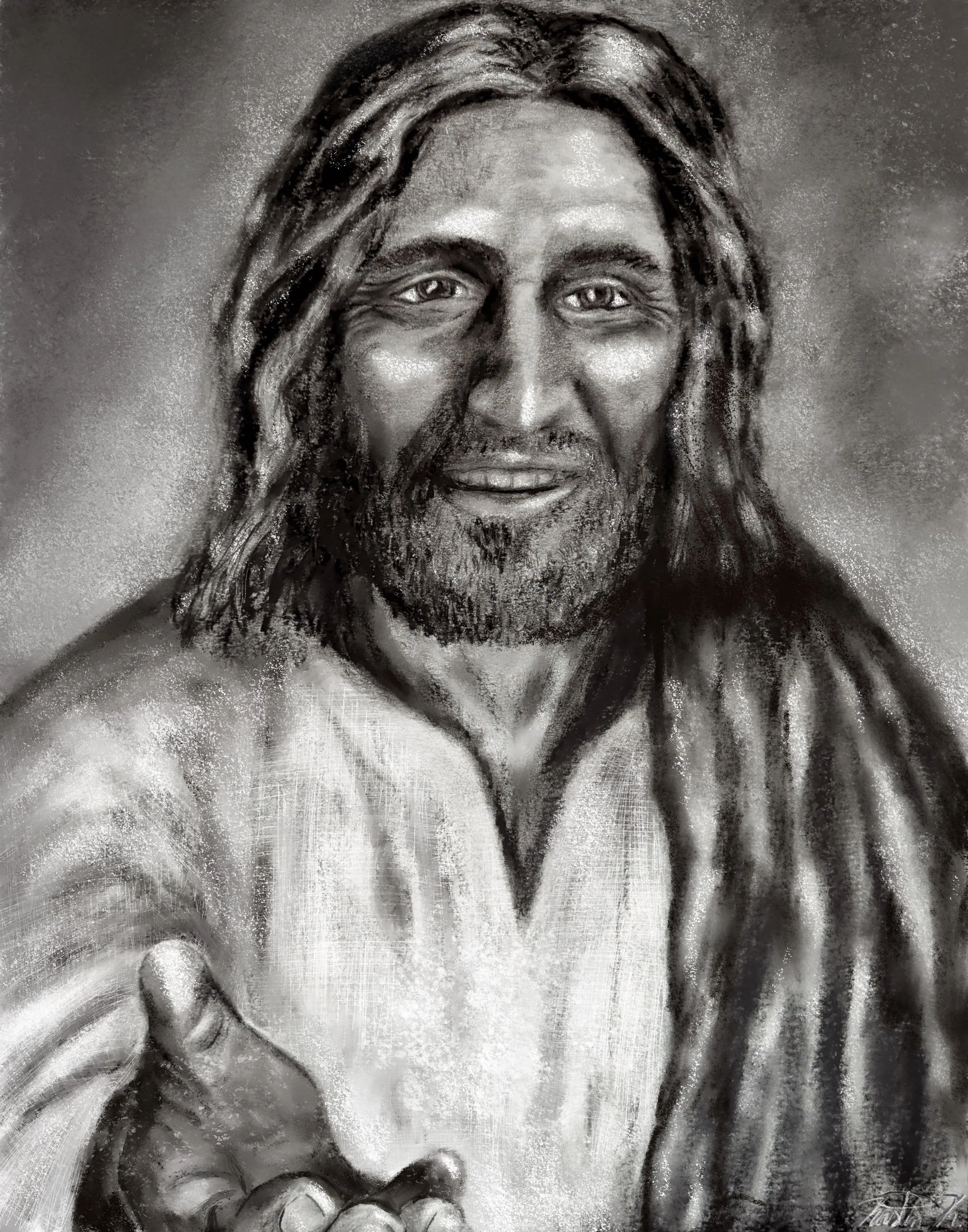 "Follow Me" Jesus Digital Downloadable PNG