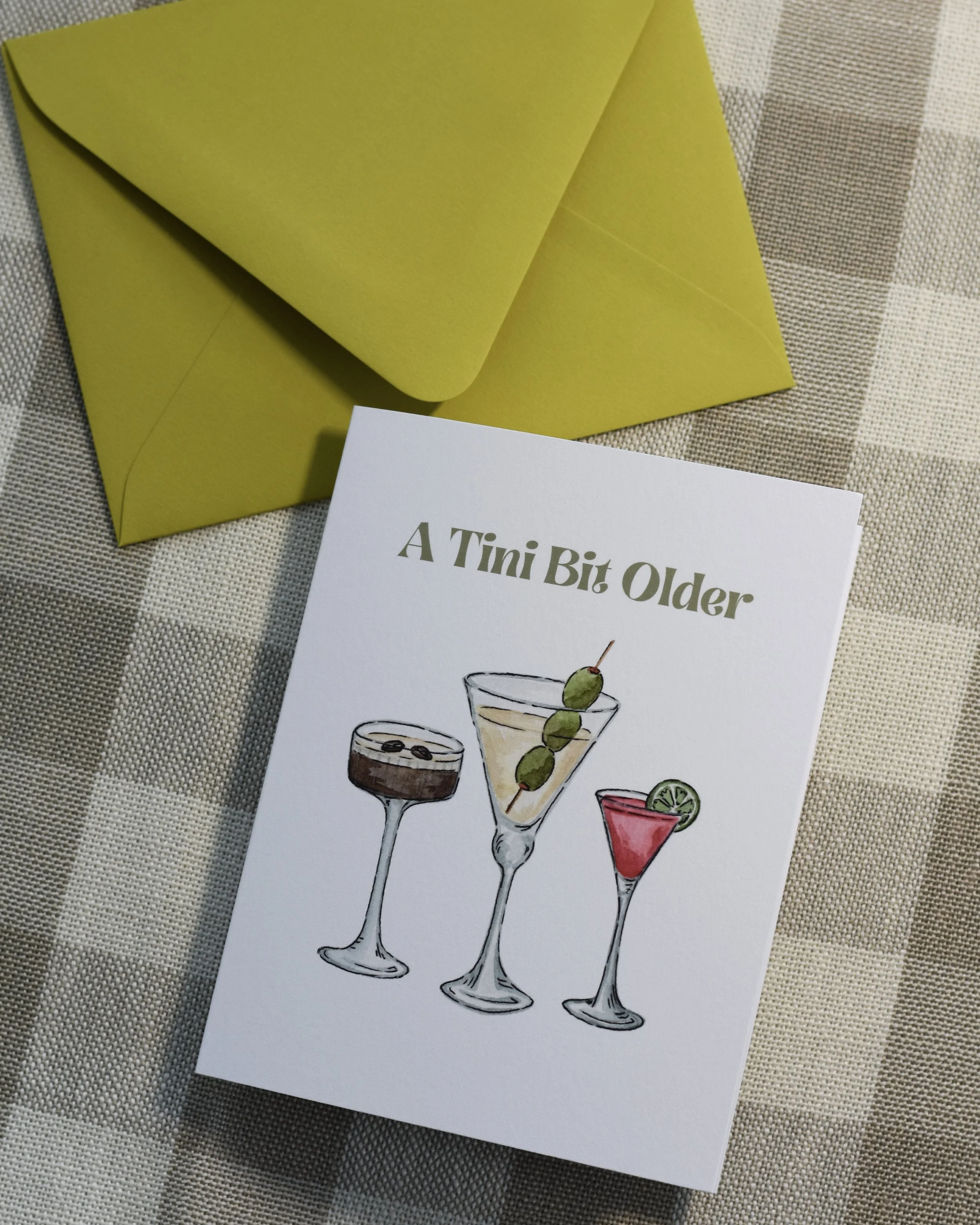 Tini Bit Older Birthday Card