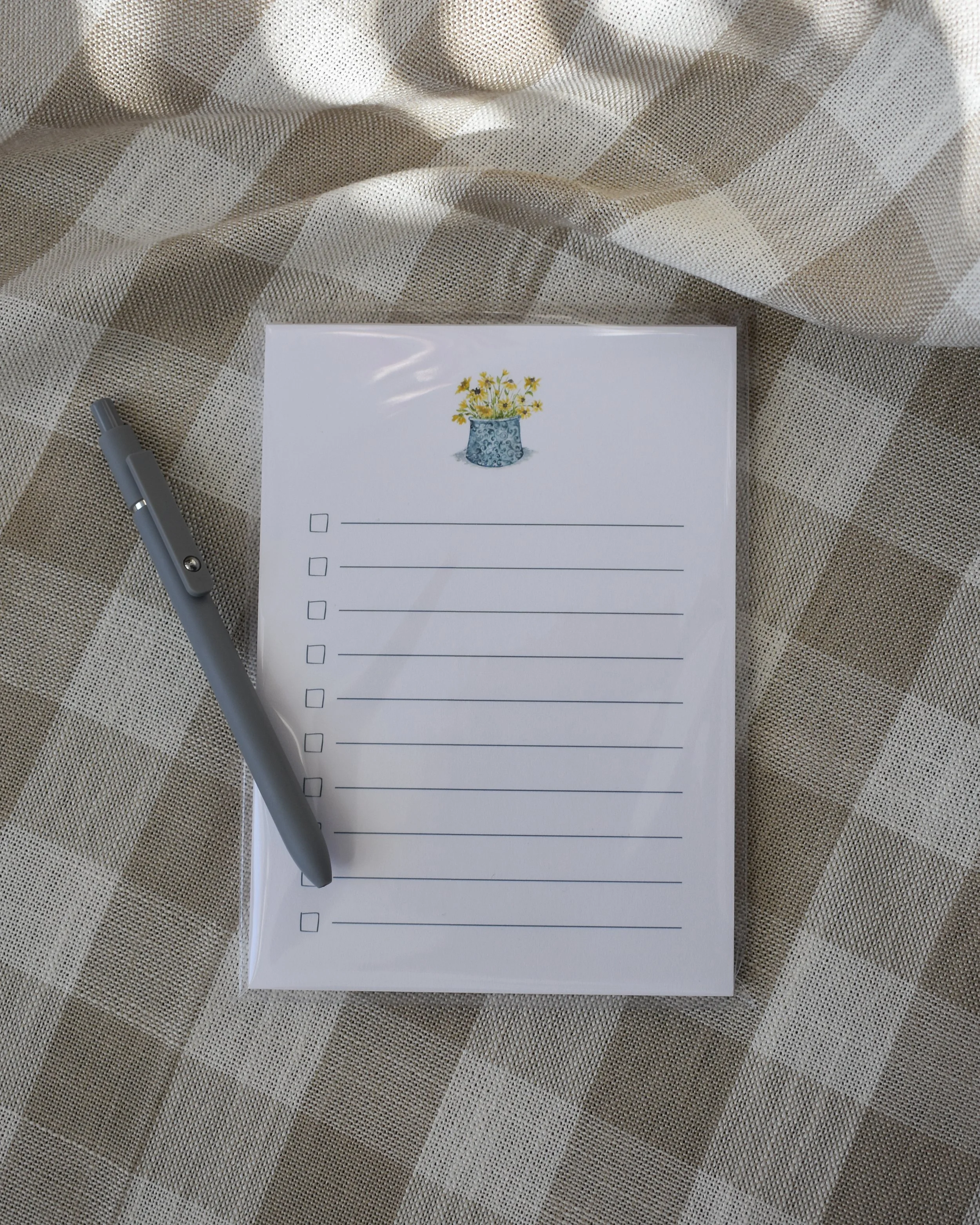 Daisy Days Checklist Notepad