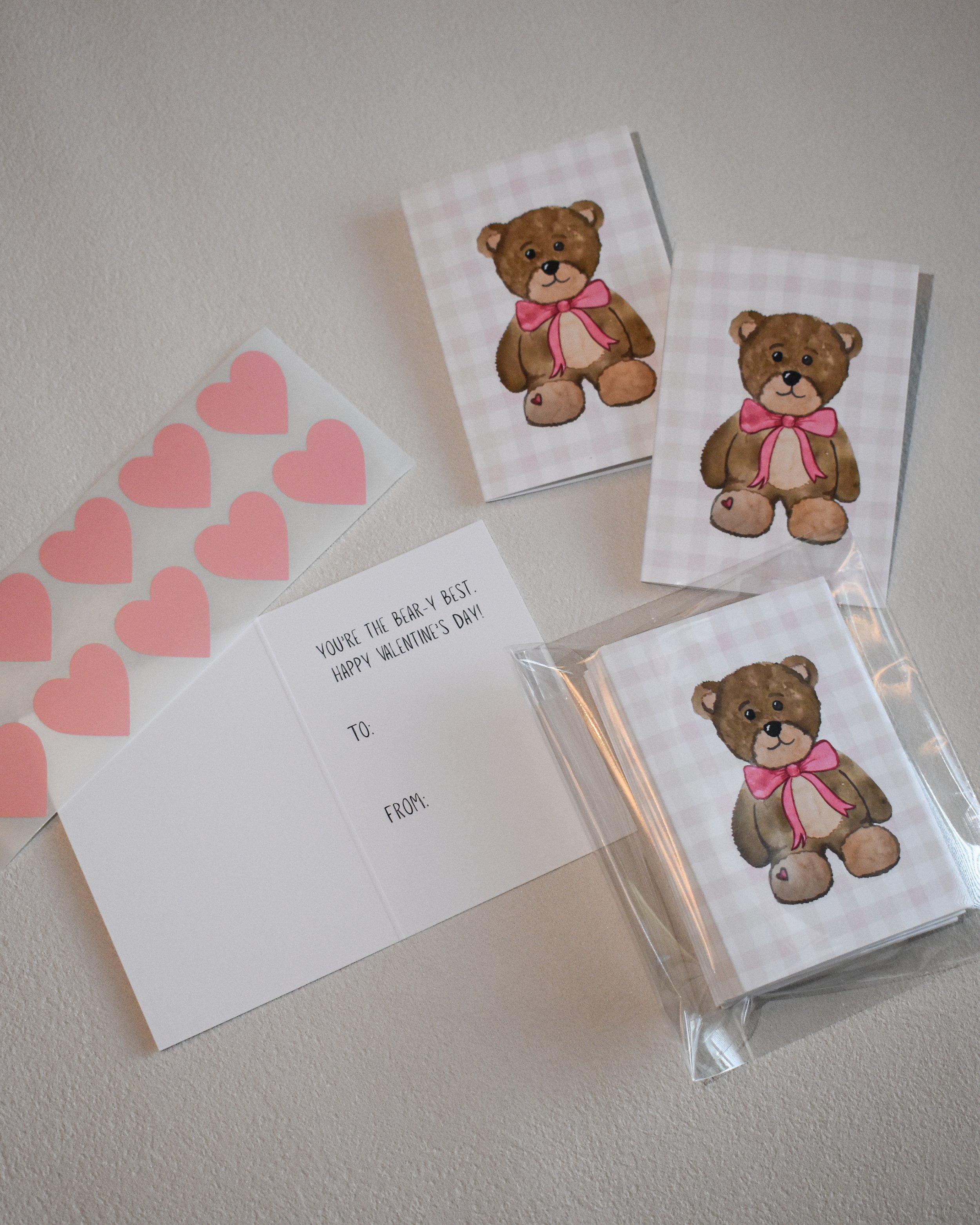 “You’re the Bear-y Best” Classroom Valentine Set