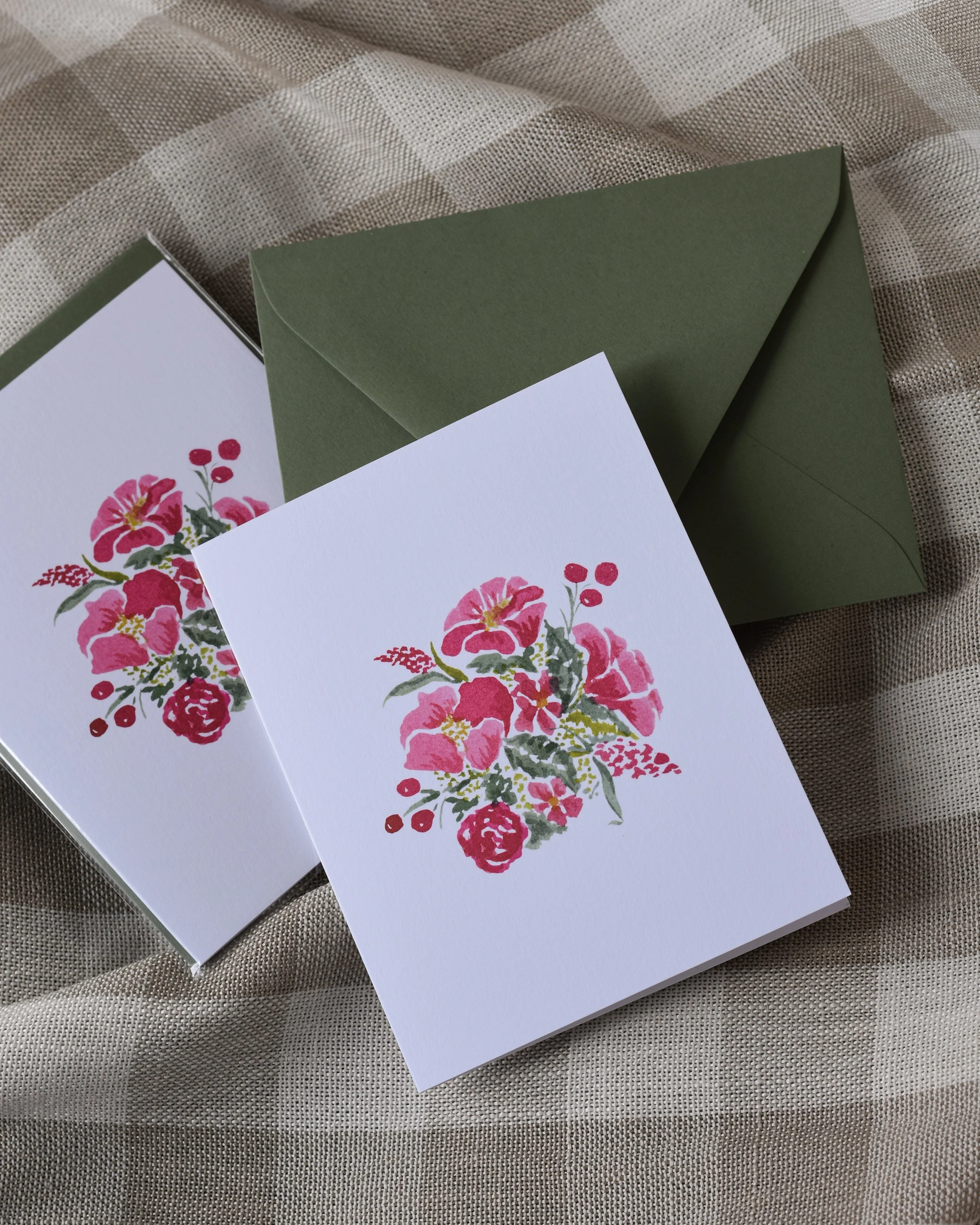 The Blushing Garden Card
