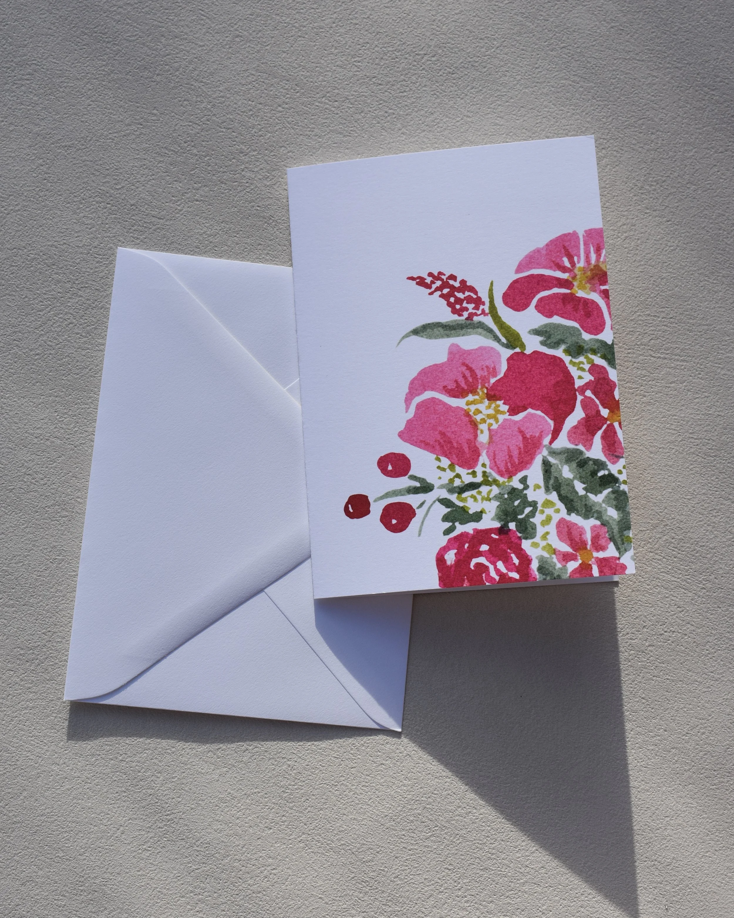 The Blushing Blooms Notecard Set