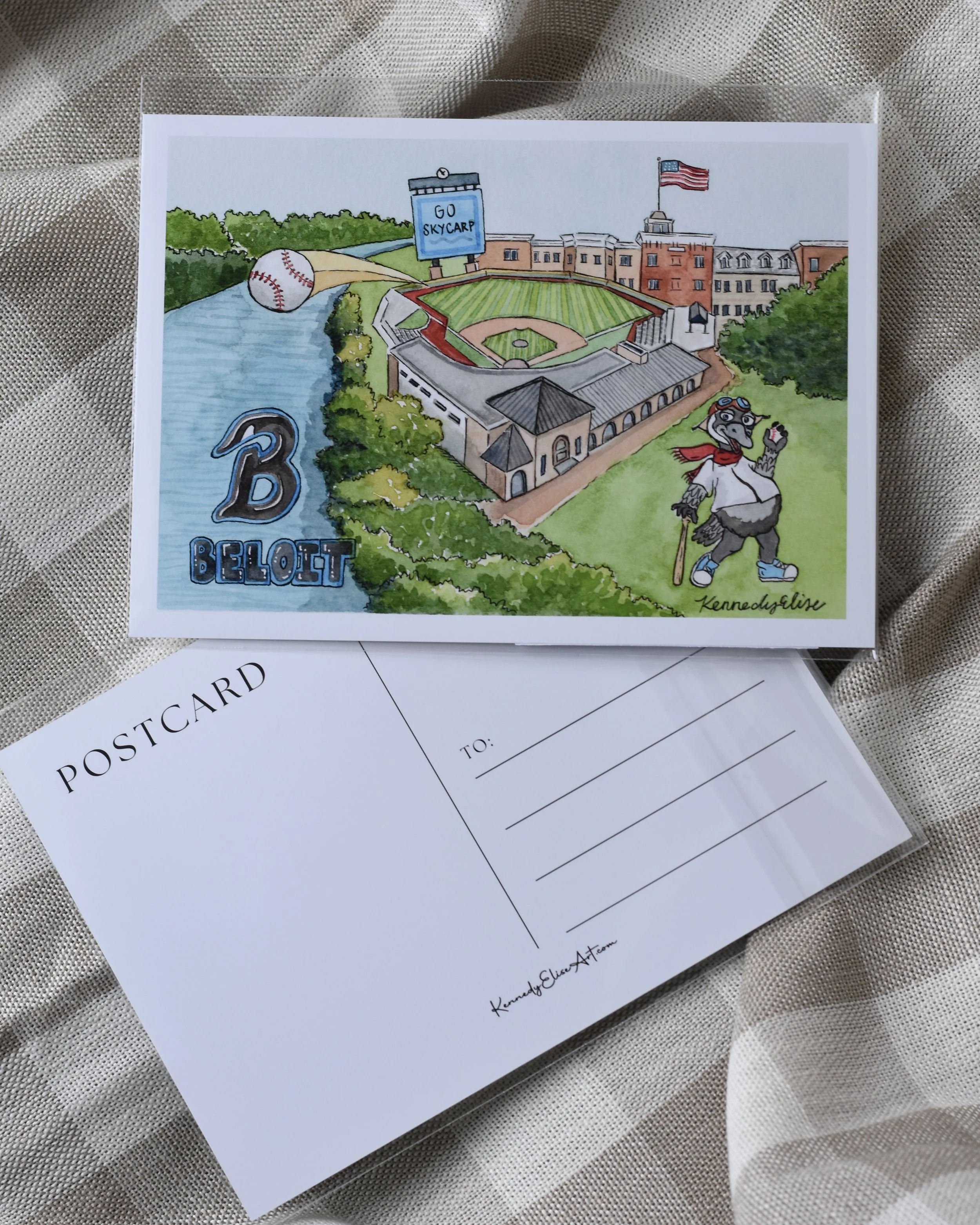 Beloit Sky Carp Postcard