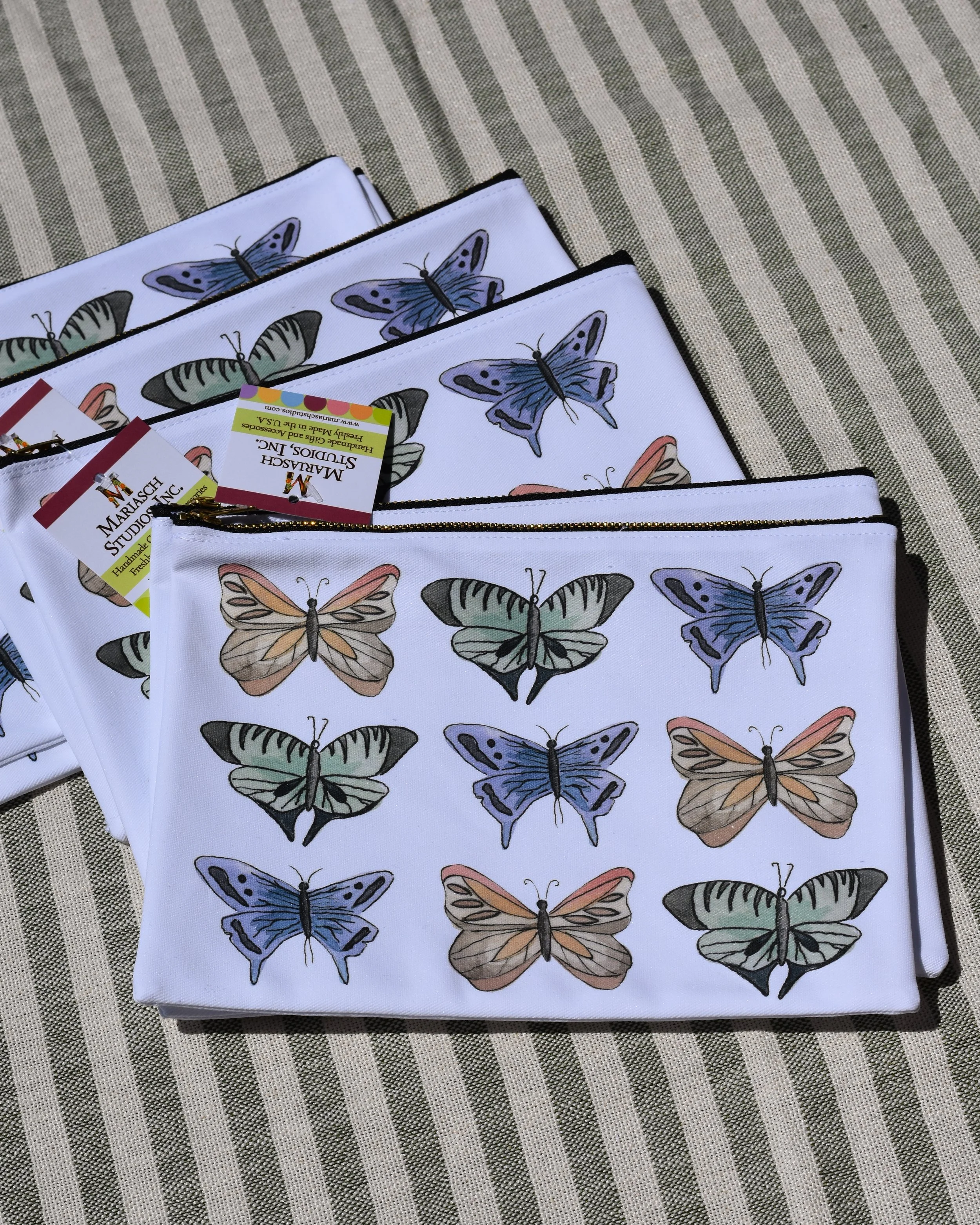The Butterfly Season Zipper Pouch