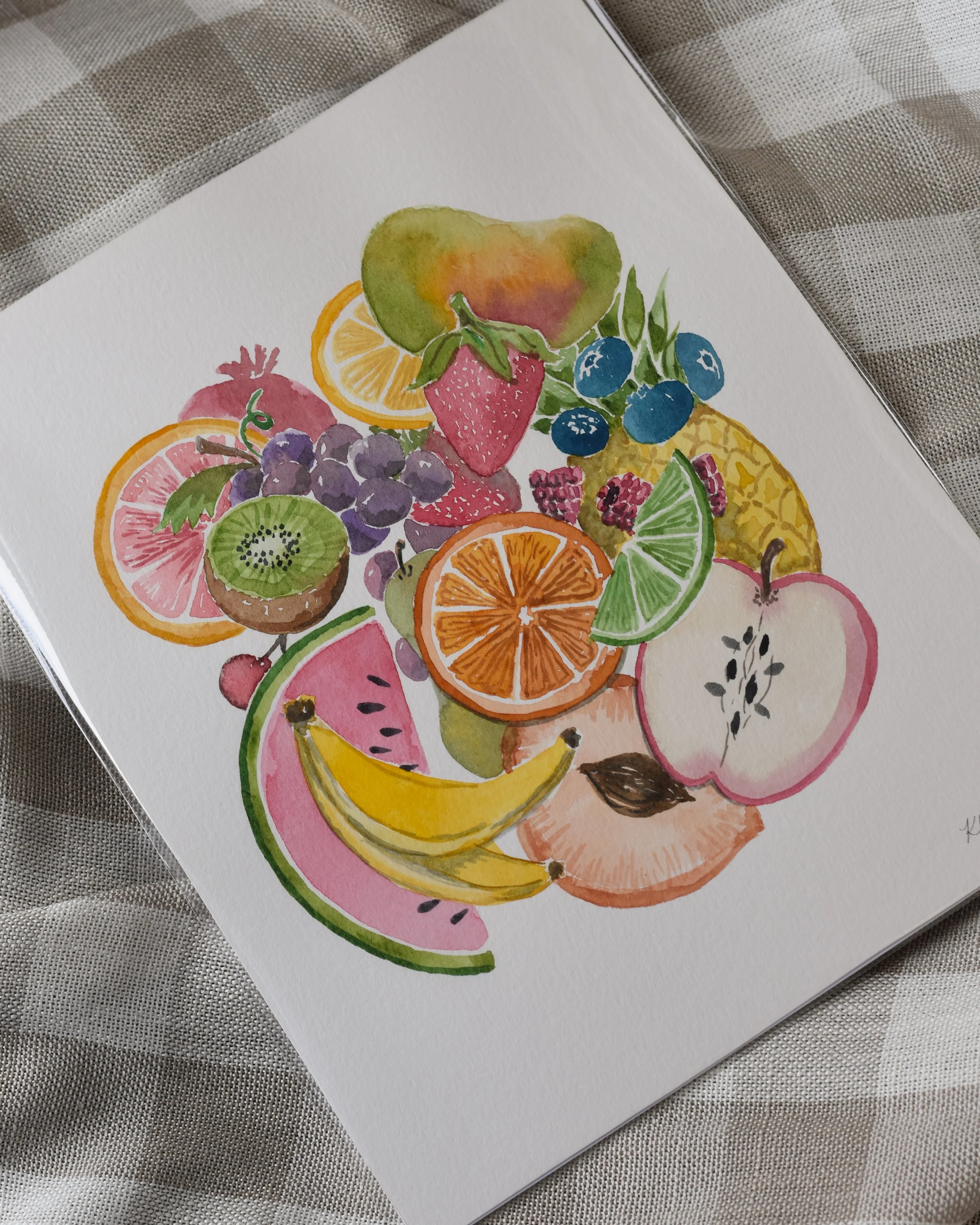 Bear Fruit Original Painting