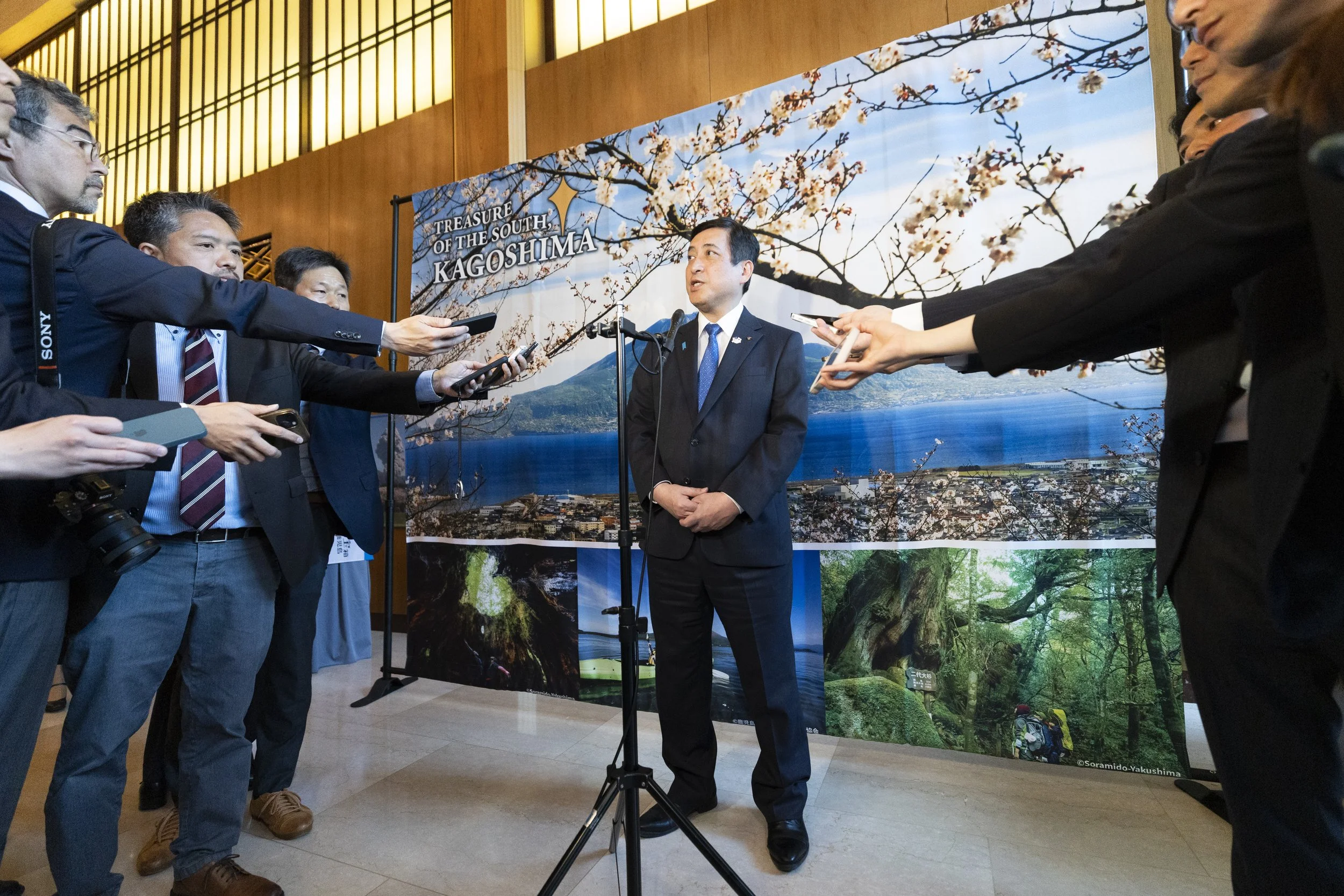 Governor Shiota, Kagoshima Food and Tourism Reception at the Japanese Ambassador's Residence, 2026
Photo credit: Jeff Song Photography