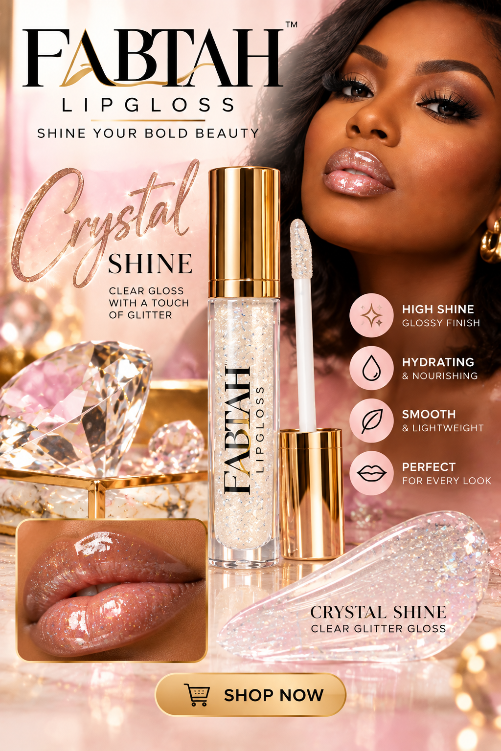 FABTHA  CLEAR LIPGLOSS