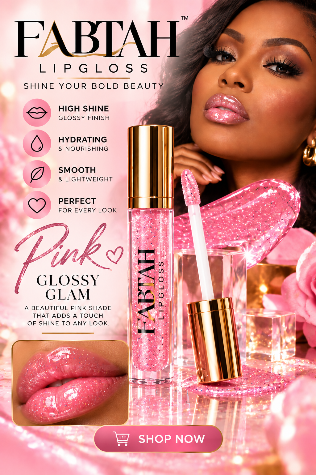 FABTHA PINK  LIPGLOSS