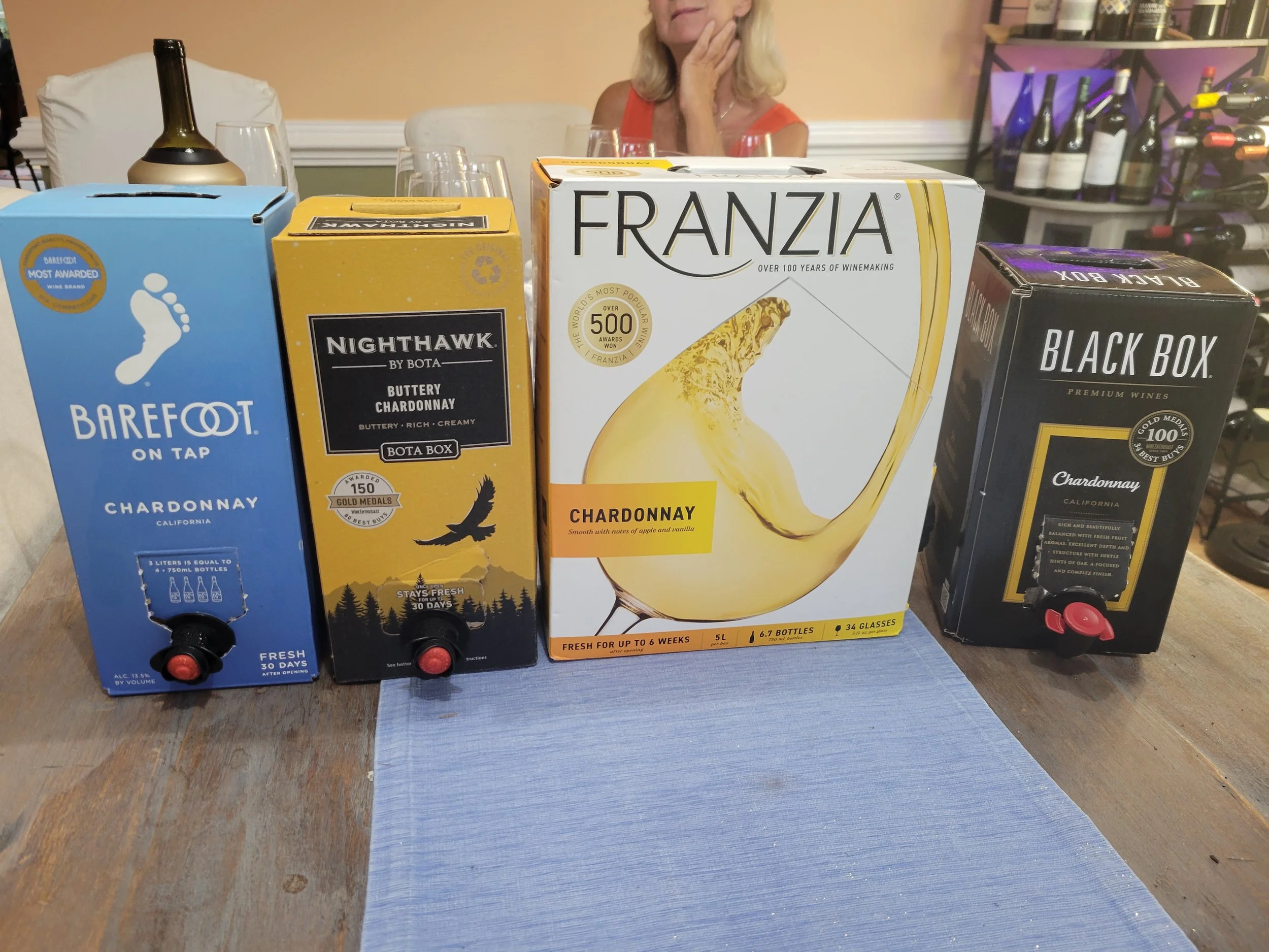 Tasting: Box Chardonnay wines