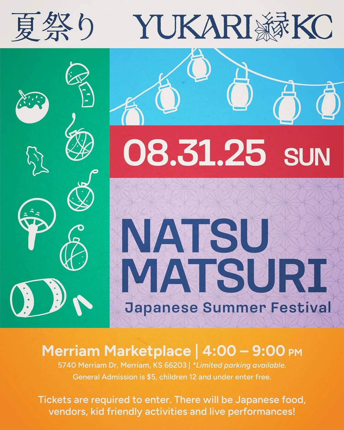 ‼ VOLUNTEERS AND VENDORS WANTED ‼

We&rsquo;re excited to announce that Natsu Matsuri is just a month away! 🌸 Join us for this vibrant celebration of Japanese culture, food, and games! 

We&rsquo;re looking for volunteers to help with parking guidan