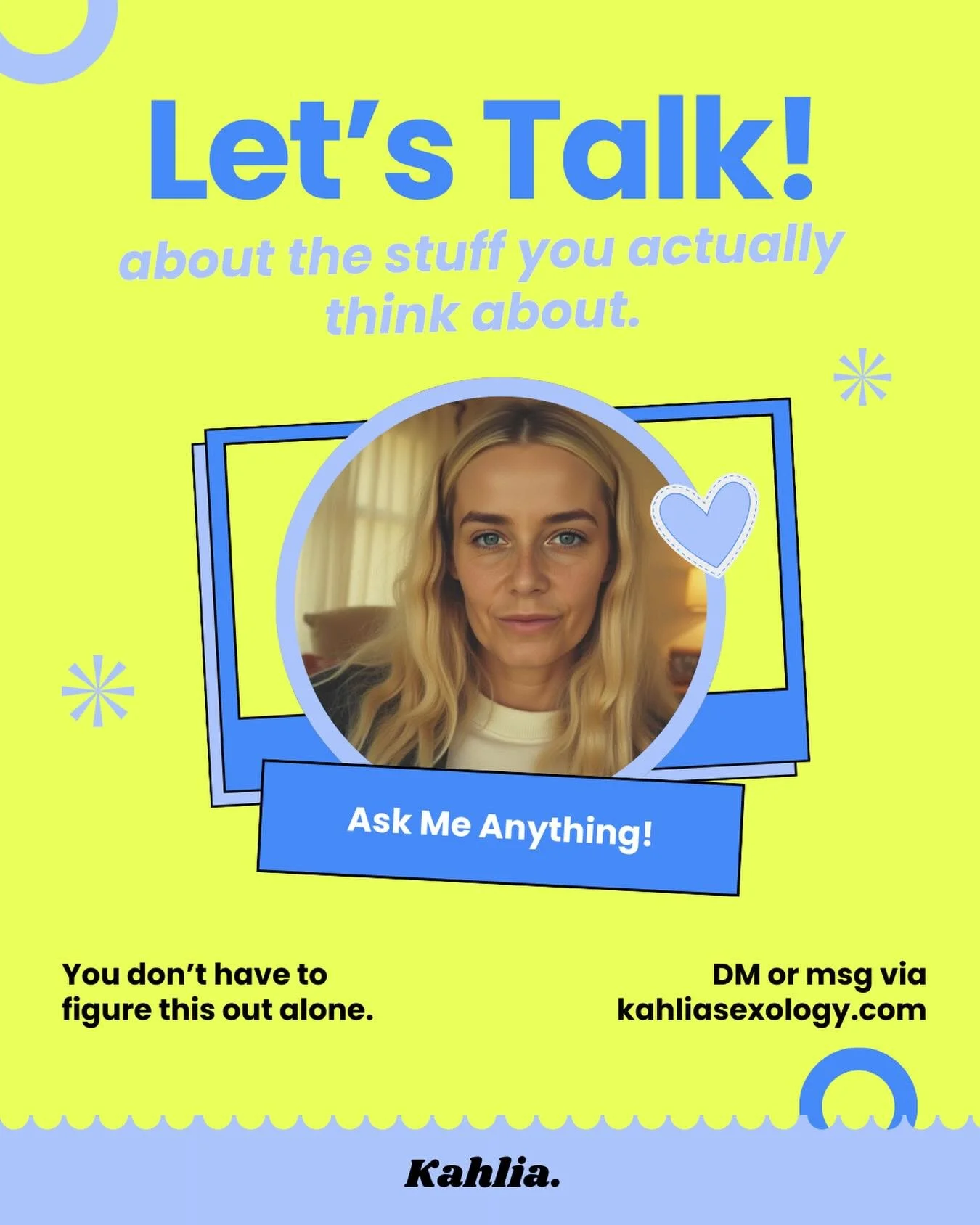 My books are open ⭐️ 

If you&rsquo;re craving more ease, more intimacy, or a deeper connection with yourself or your partner - this space is for you.

No pressure. Just support, curiosity, and care.

🤍 Kahlia xo