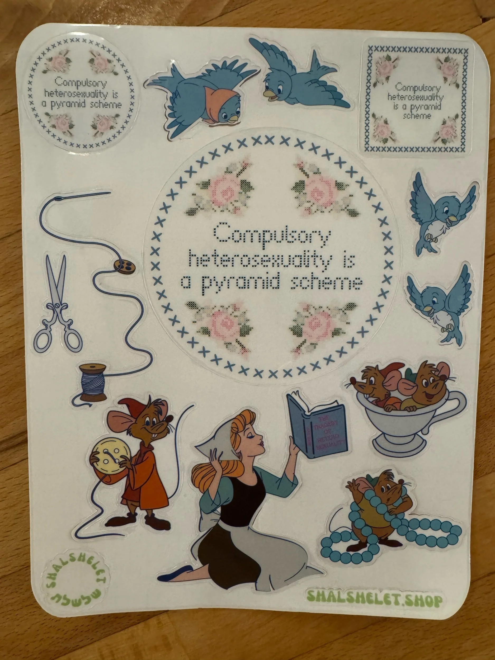 Comp Het is a Pyramid Scheme Sticker Sheet