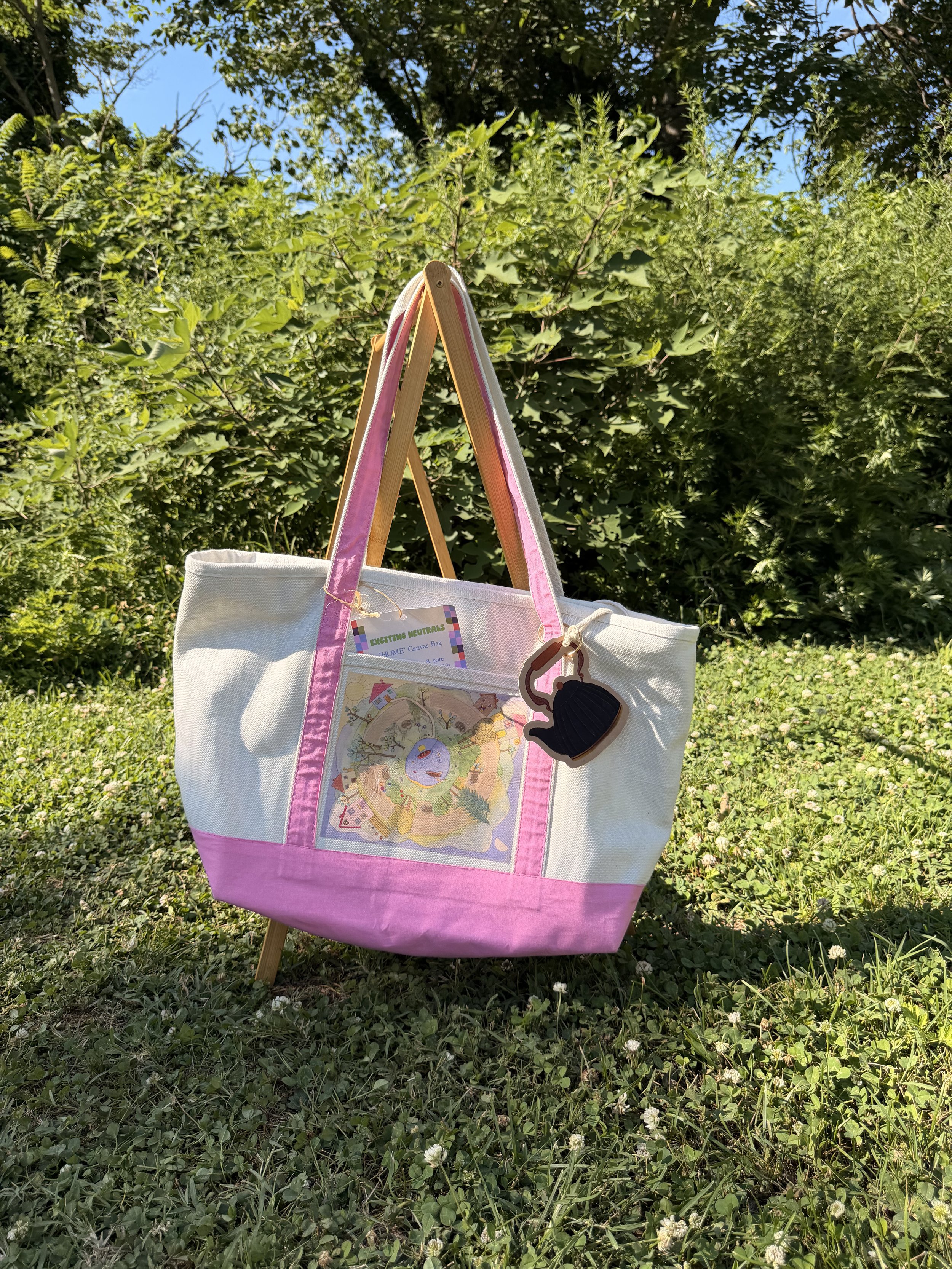 "Home" Canvas Tote