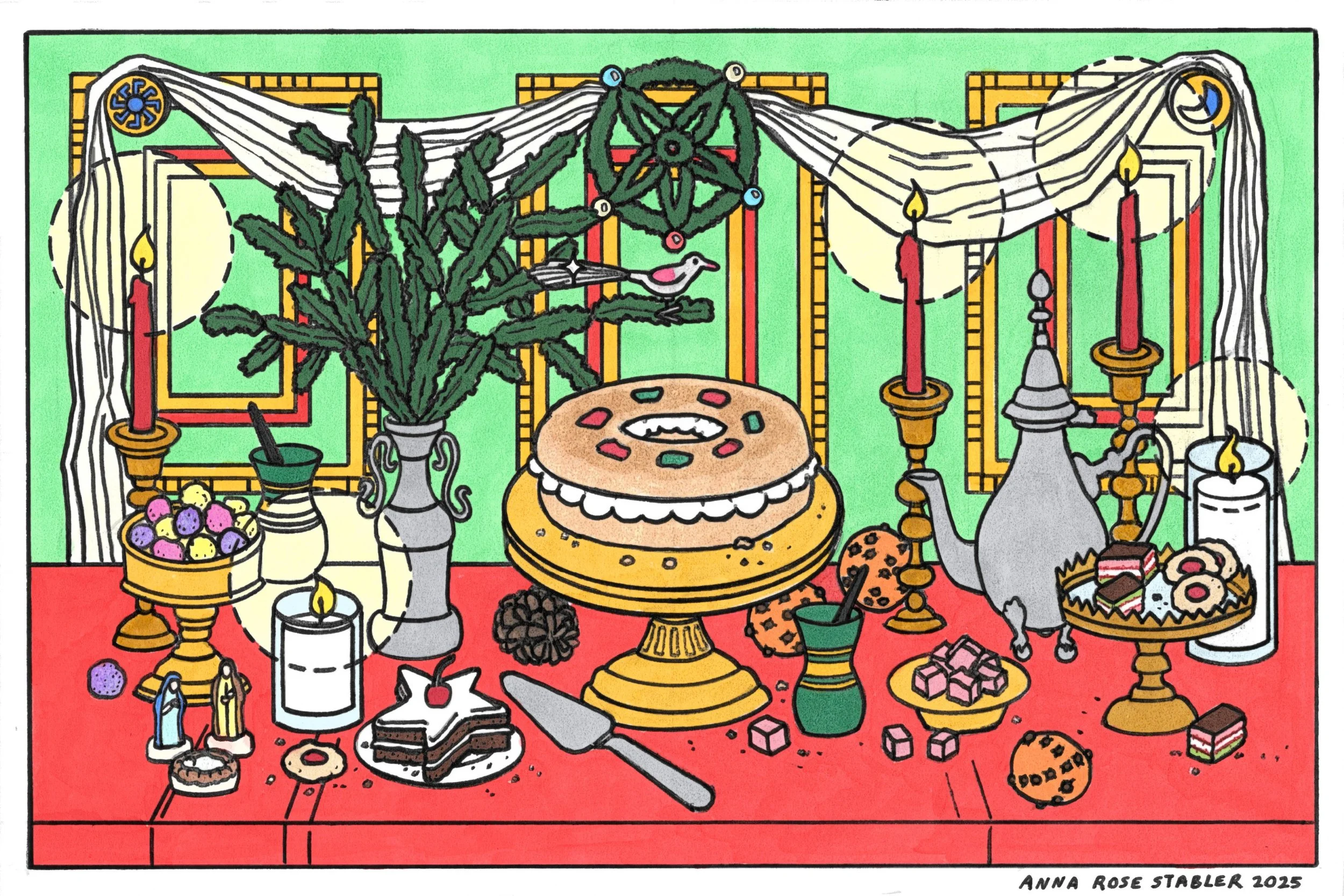 Ephiphany Cake Christmas Note Cards