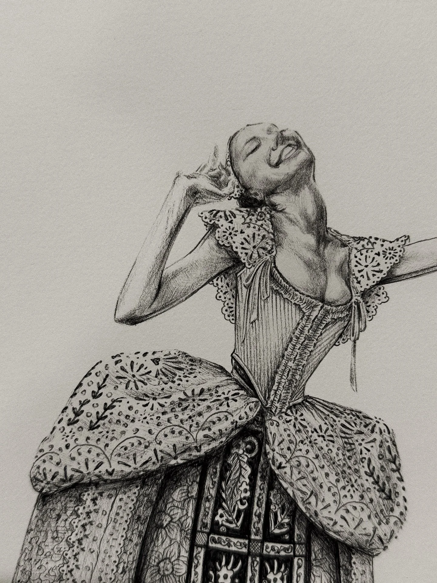 now, what&rsquo;s the purpose of a pARTy ?!!💌
 #pendrawing #costumedesign #costumemaker #art #artist