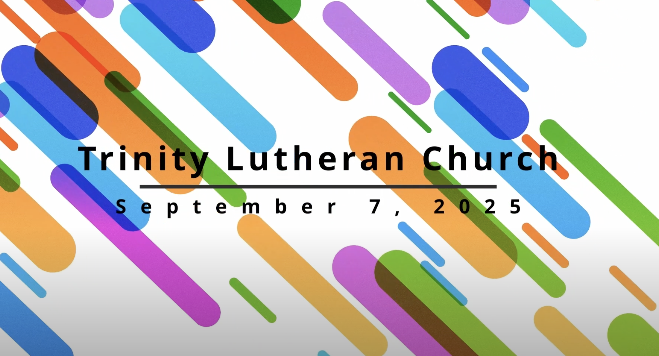 September 7, 2025 Virtual Service