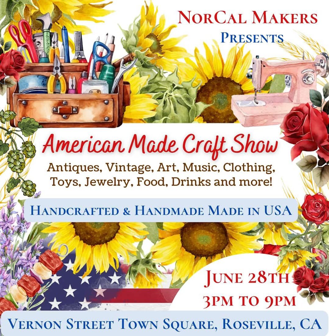 Come enjoy your Saturday at @norcal.makers American Made Craft Show this Saturday at Vernon Square! 

Get your hands on our summer favorite S&rsquo;mores cookie before it sells out - they don&rsquo;t last long! 🍪